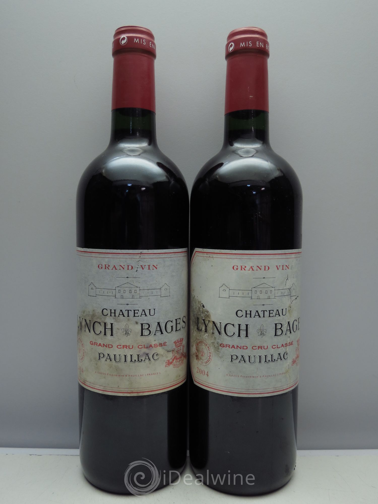 Château Lynch Bages 5ème Grand Cru Classé 2004 - Lot de 2 bouteilles - 0
