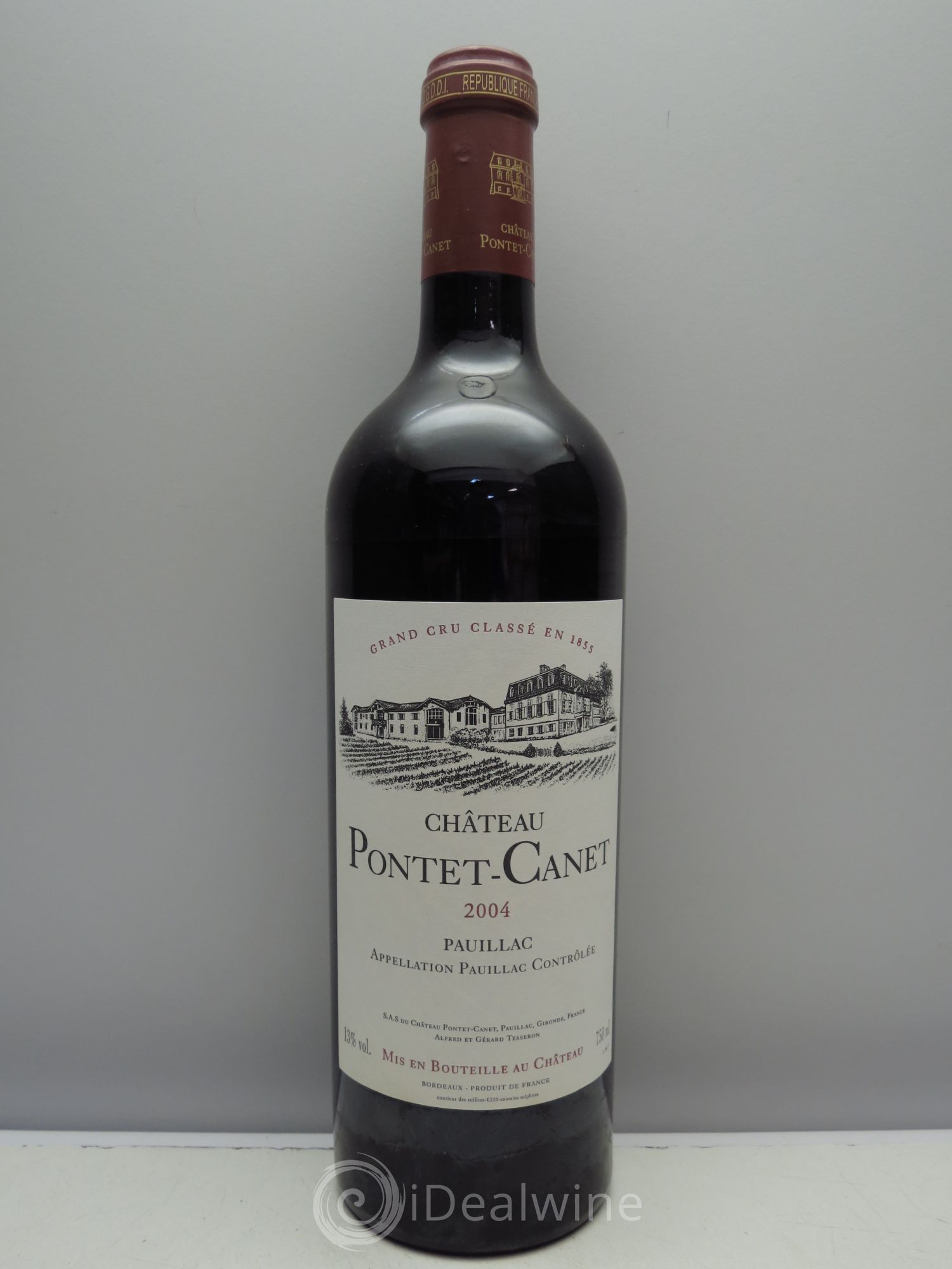 Château Pontet Canet 5ème Grand Cru Classé 2004 - Lot de 1 bouteille - 0