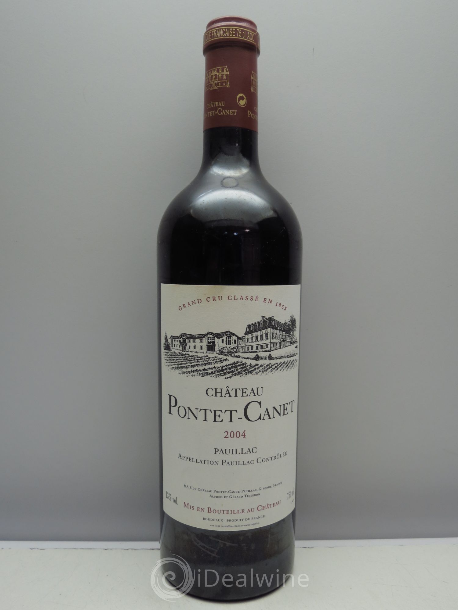Château Pontet Canet 5ème Grand Cru Classé 2004 - Lot de 1 bouteille - 0