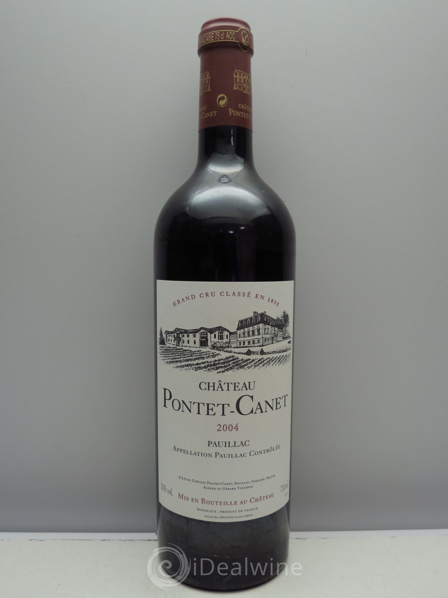 Château Pontet Canet 5ème Grand Cru Classé 2004 - Lot de 1 bouteille - 0