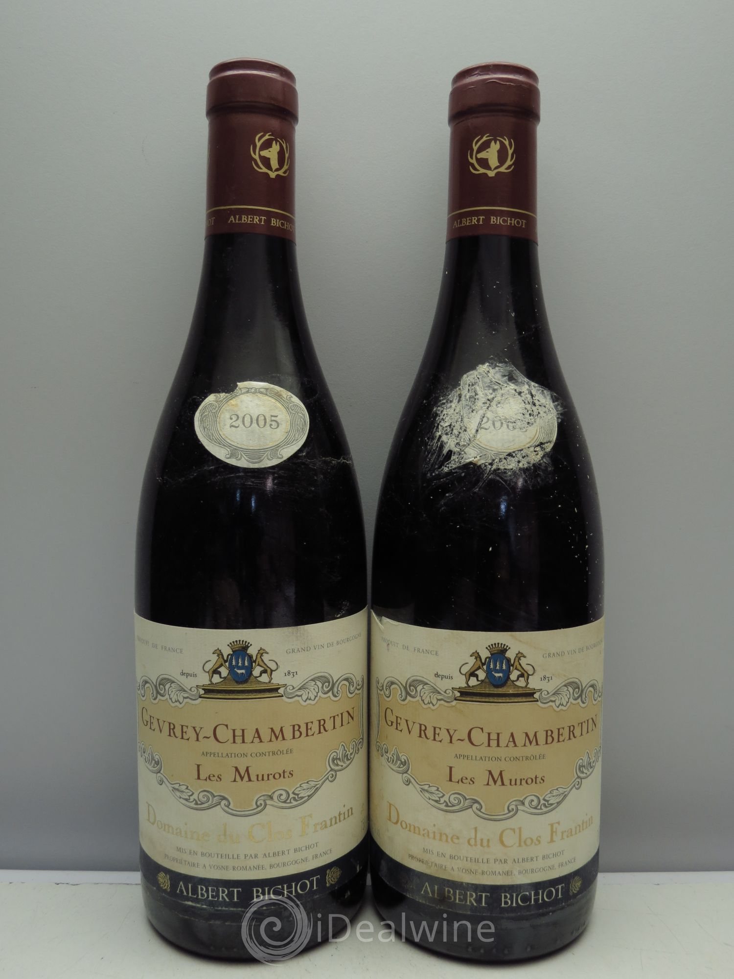 Gevrey-Chambertin Les Murots Domaine du Clos Frantin Albert Bichot 2005 - Lotto di 2 bottiglie - 0
