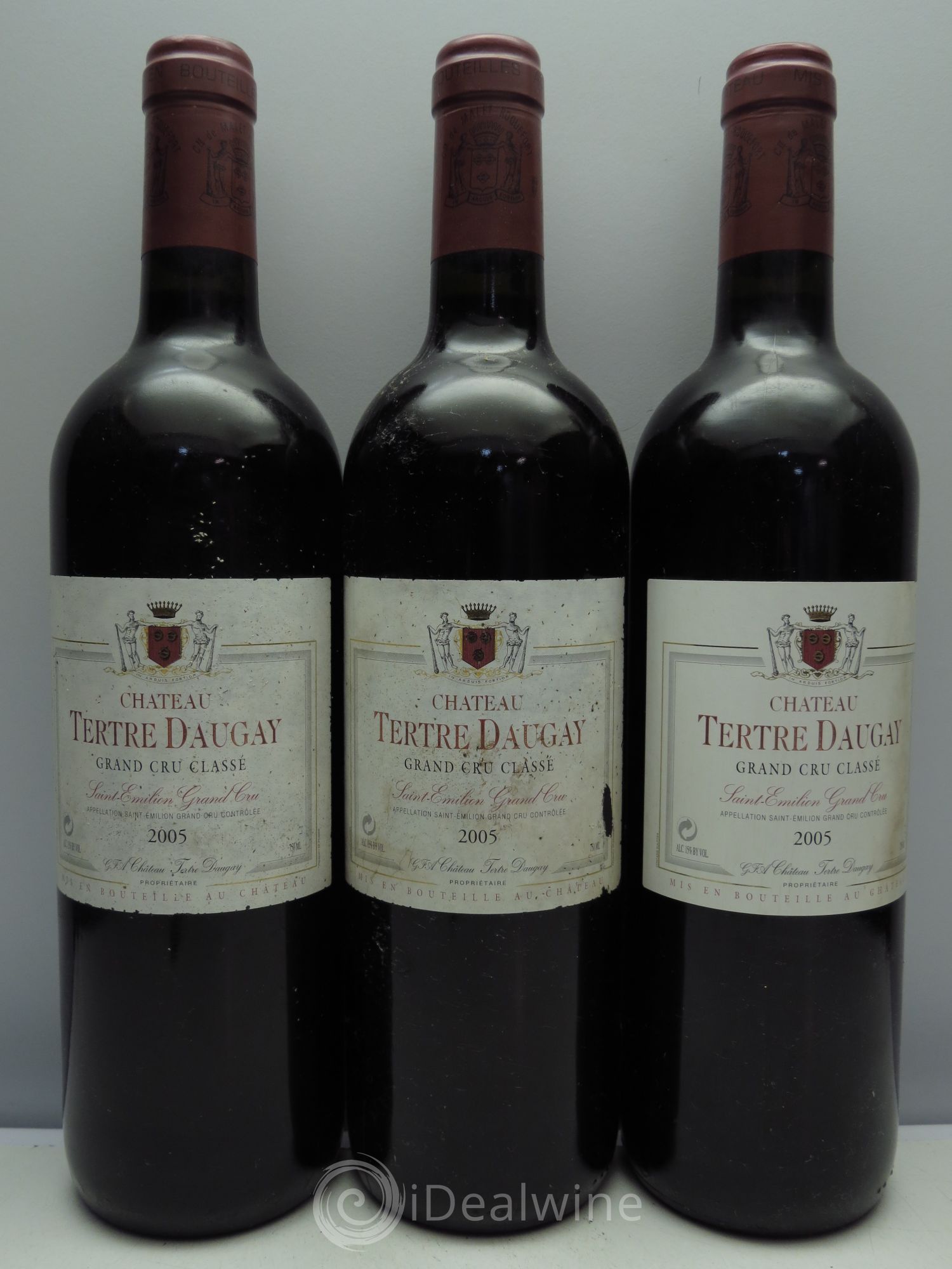 Château Tertre Daugay Grand Cru Classé 2005 - Lot de 3 bouteilles - 0