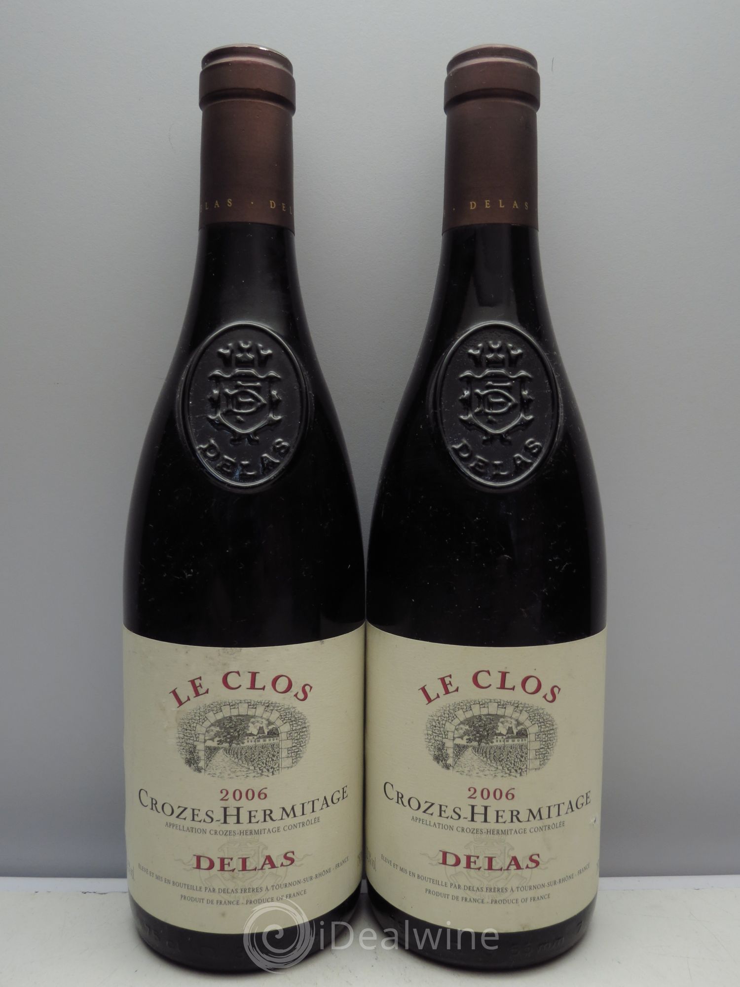 Crozes-Hermitage Le Clos Delas Frères 2006 - Lot de 2 bouteilles - 0