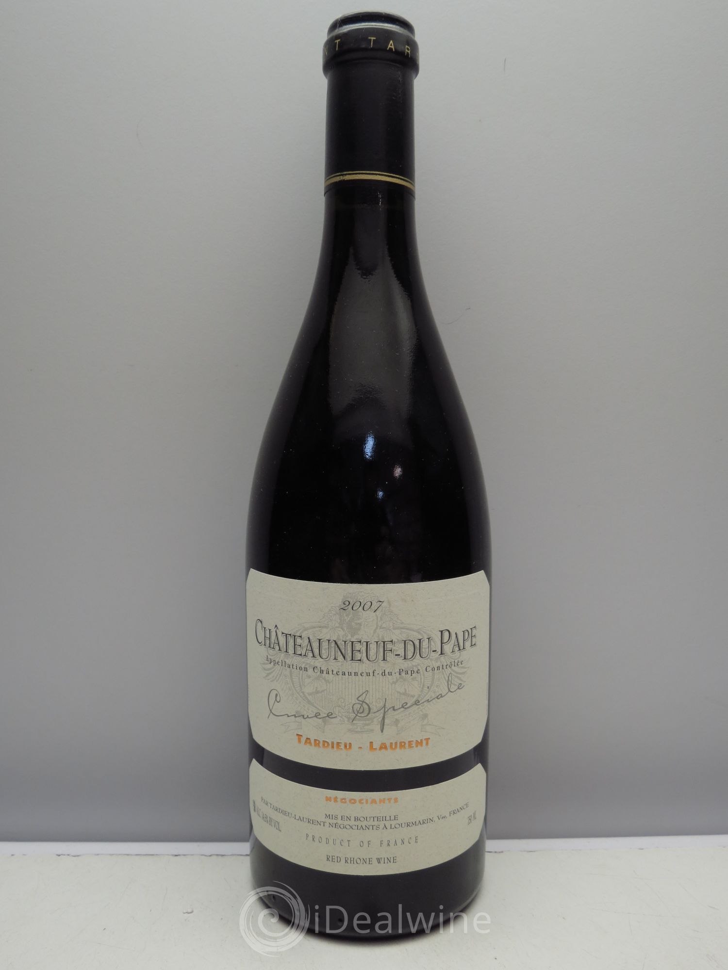 Châteauneuf-du-Pape Tardieu-Laurent Cuvée spéciale Famille Tardieu 2007 - Lot de 1 bouteille - 0