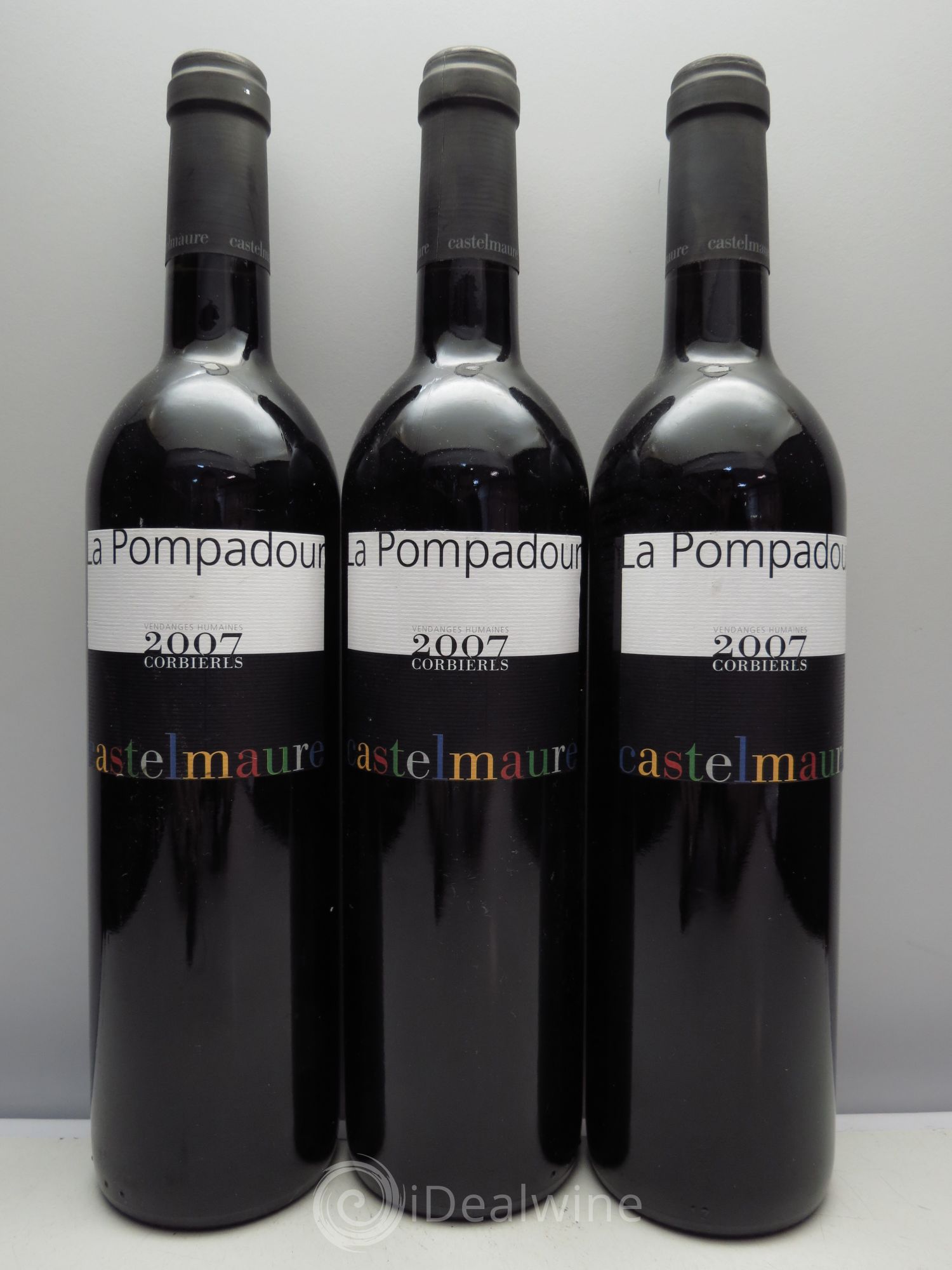 Corbières La Pompadour Domaine Castelmaure 2007 - Posten von 3 Flaschen - 0