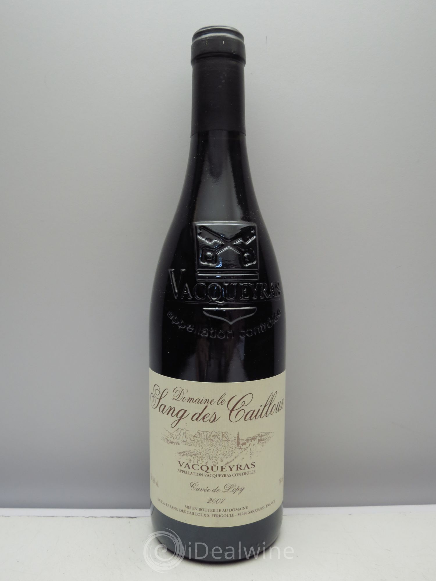 Vacqueyras Cuvée Lopy Domaine le Sang des Cailloux 2007 - Posten von 1 Flasche - 0