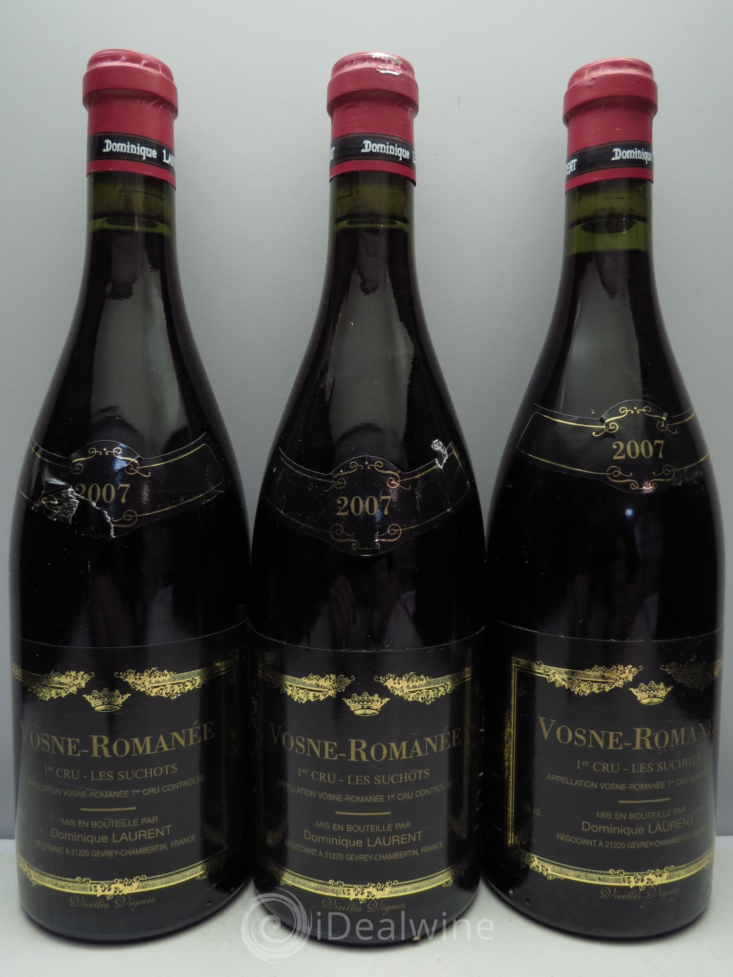 Vosne-Romanée 1er Cru Dominique Laurent Vieilles Vignes 2007 - Posten von 3 Flaschen - 0