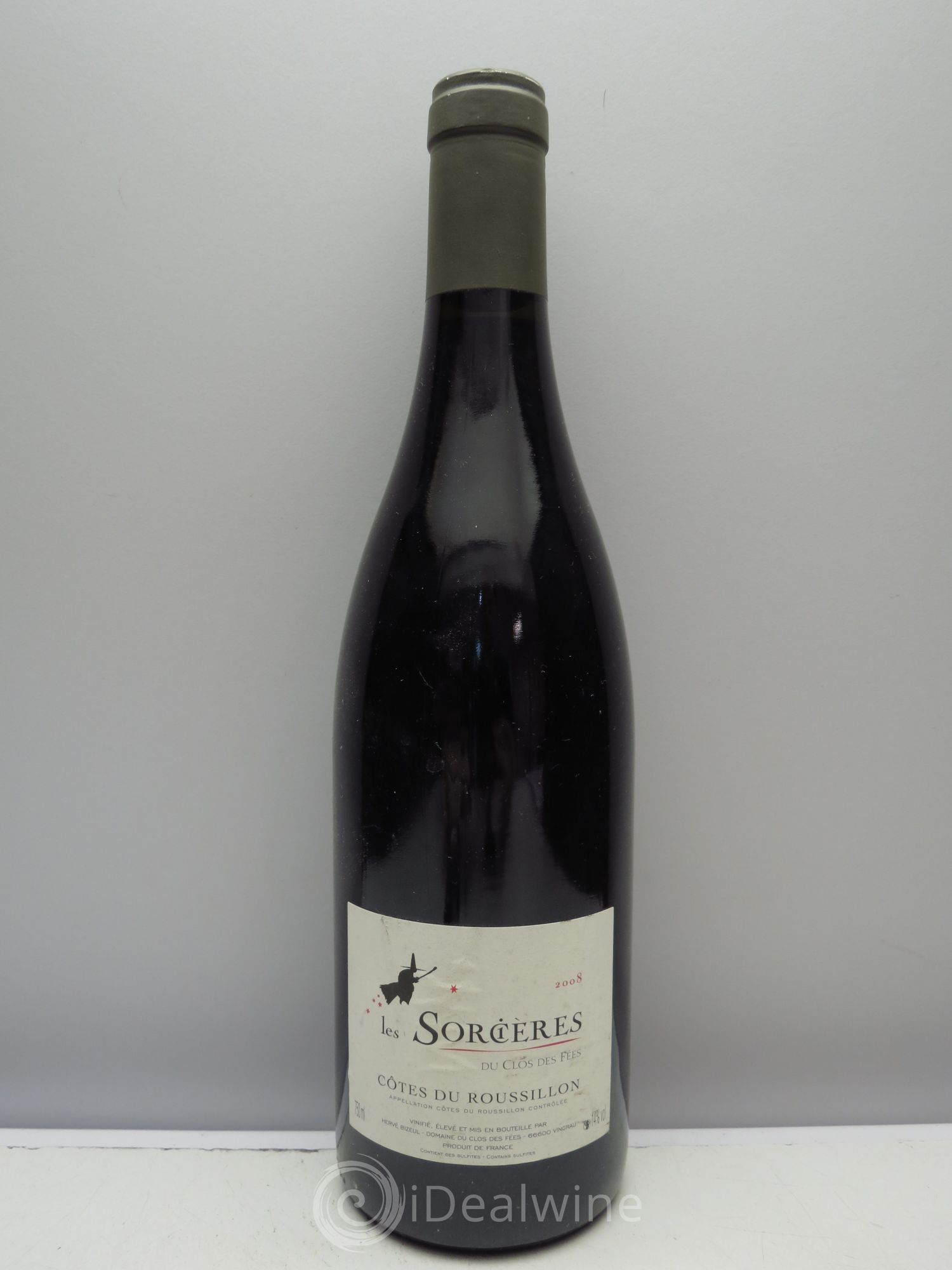 Côtes du Roussillon Clos des Fées Les Sorcières Hervé Bizeul 2008 - Lot de 1 bouteille - 0