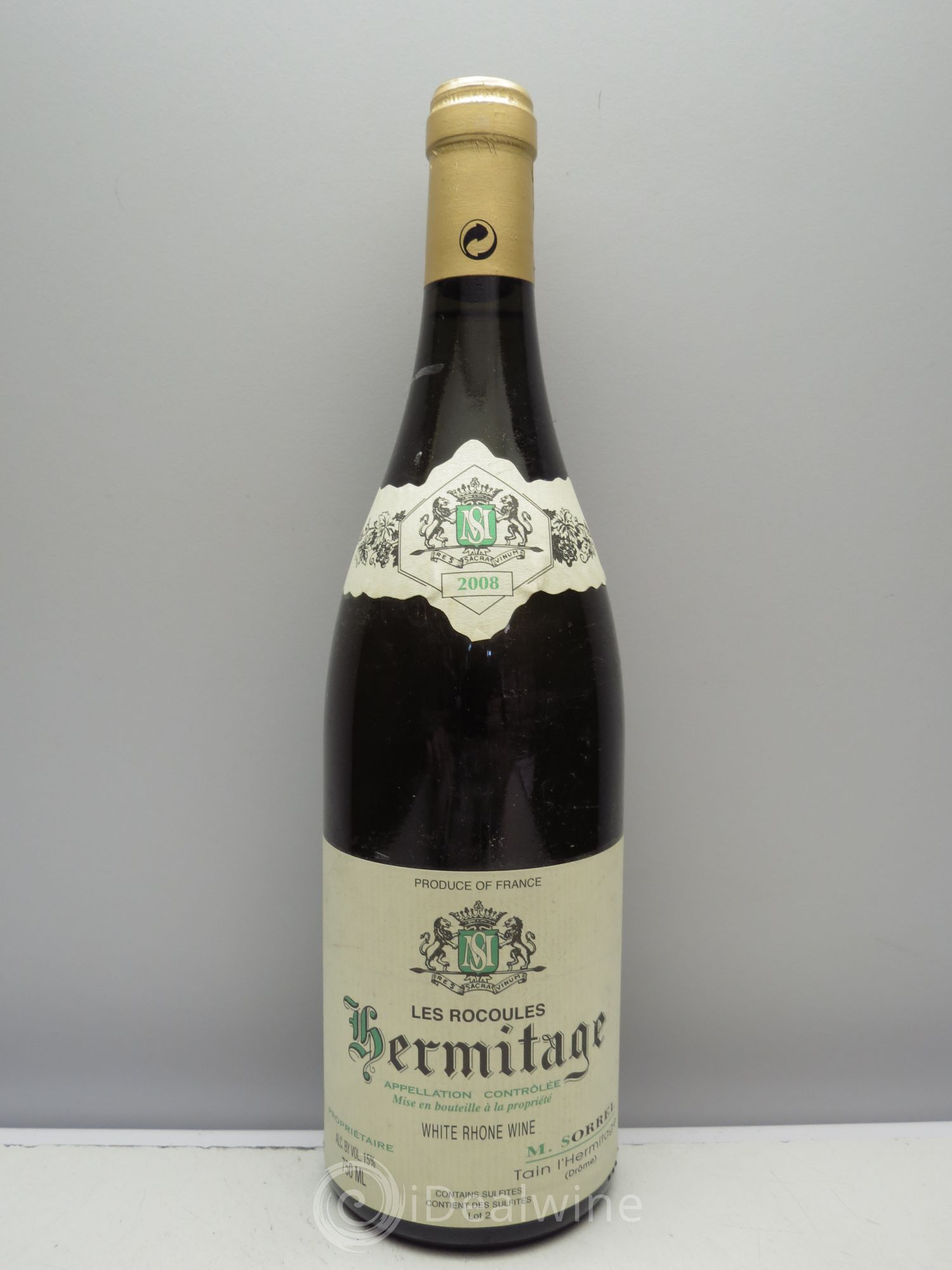 Hermitage Les Rocoules Marc Sorrel 2008 - Lot de 1 bouteille - 0