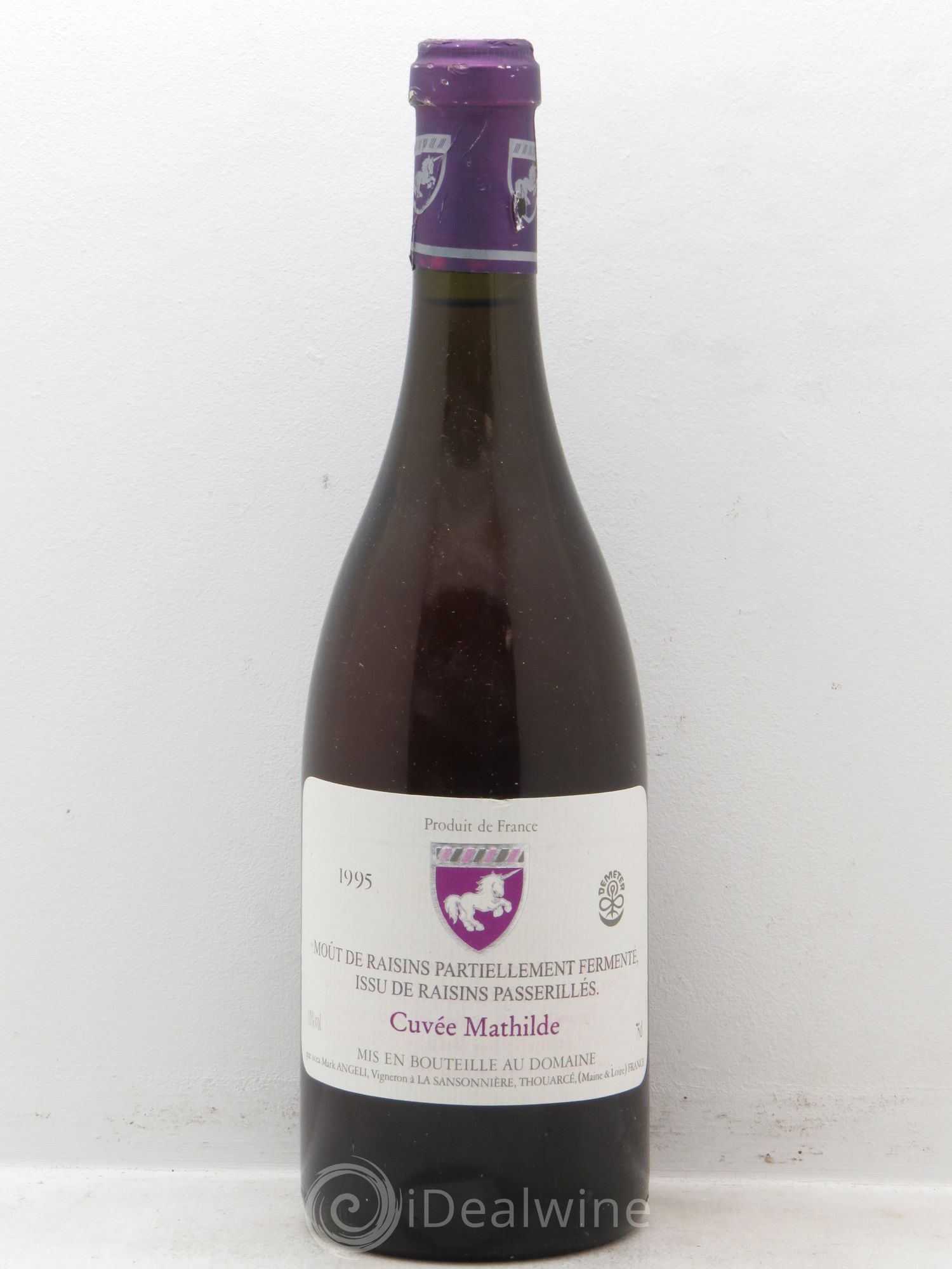 Val de Loire Mark Angeli Domaine de la Sansonnière Vin passerillé Cuvée Mathilde 1995 - Posten von 1 Flasche - 0