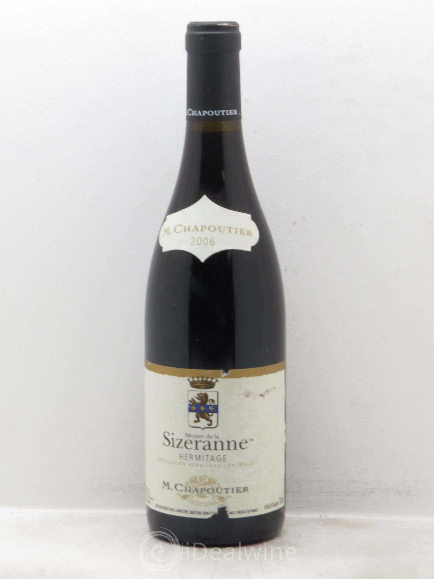 Hermitage Monier de La Sizeranne Chapoutier 2006 - Lot de 1 bouteille - 0