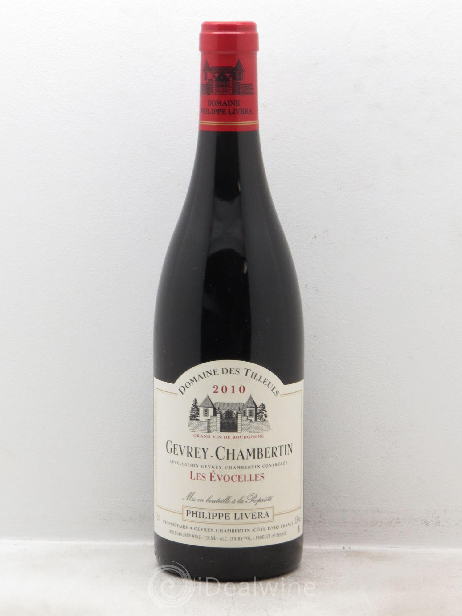 Gevrey-Chambertin Les Evocelles Domaine des Tilleuls P.Livera 2010 - Posten von 1 Flasche - 0