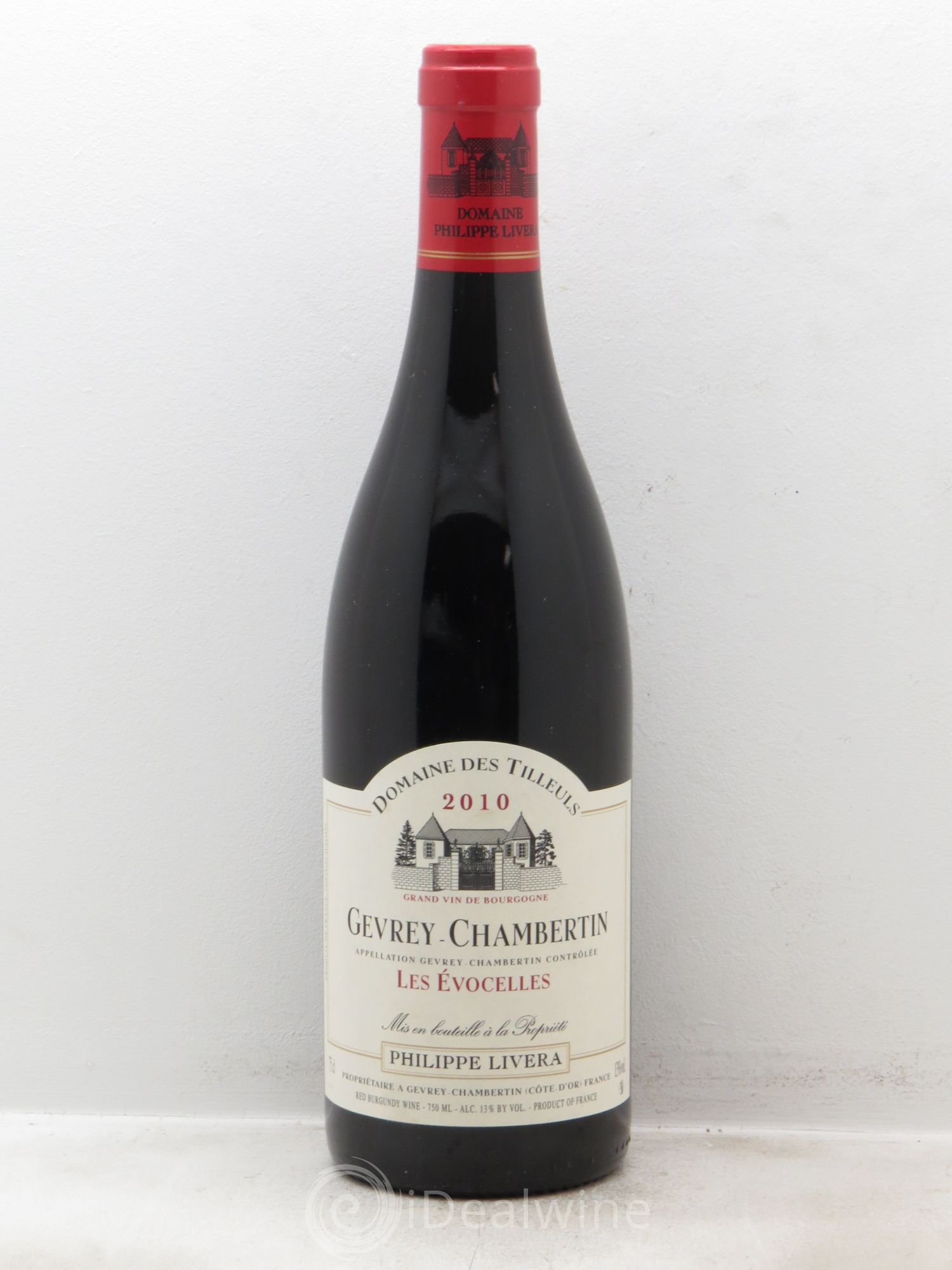 Gevrey-Chambertin Les Evocelles Domaine des Tilleuls P.Livera 2010 - Posten von 1 Flasche - 0