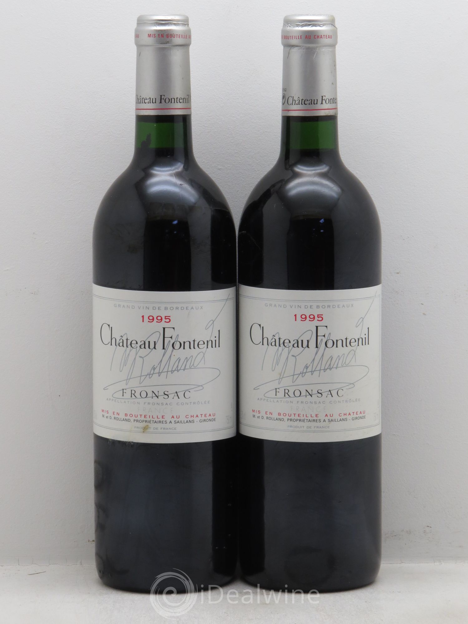 Château Fontenil 1995 - Lot de 2 bouteilles - 0