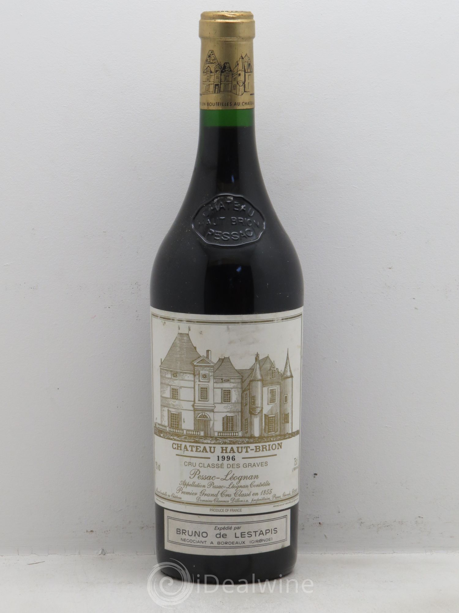 Château Haut Brion 1er Grand Cru Classé 1996 - Lot de 1 bouteille - 0