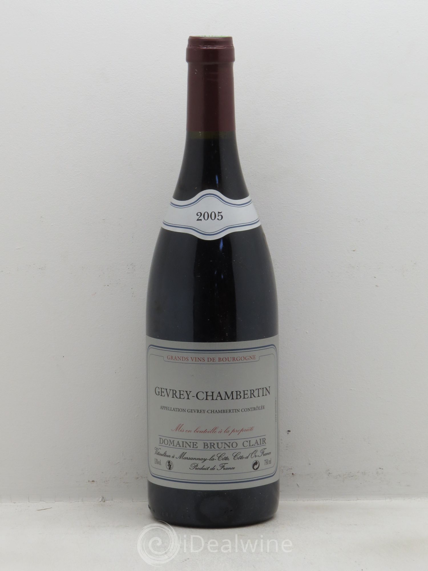 Gevrey-Chambertin Bruno Clair (Domaine) 2005 - Lot de 1 bouteille - 0