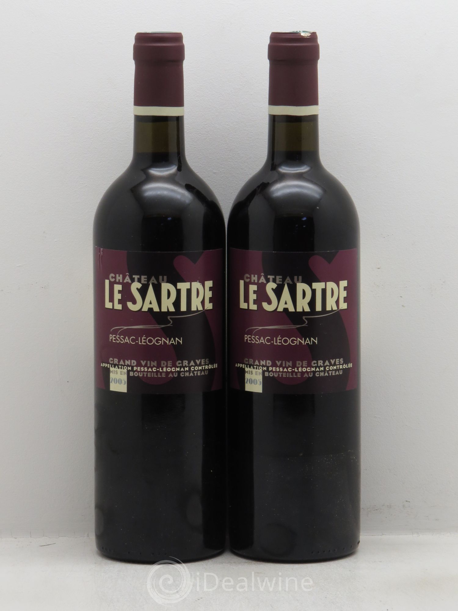 Château le Sartre 2005 - Lot de 2 bouteilles - 0