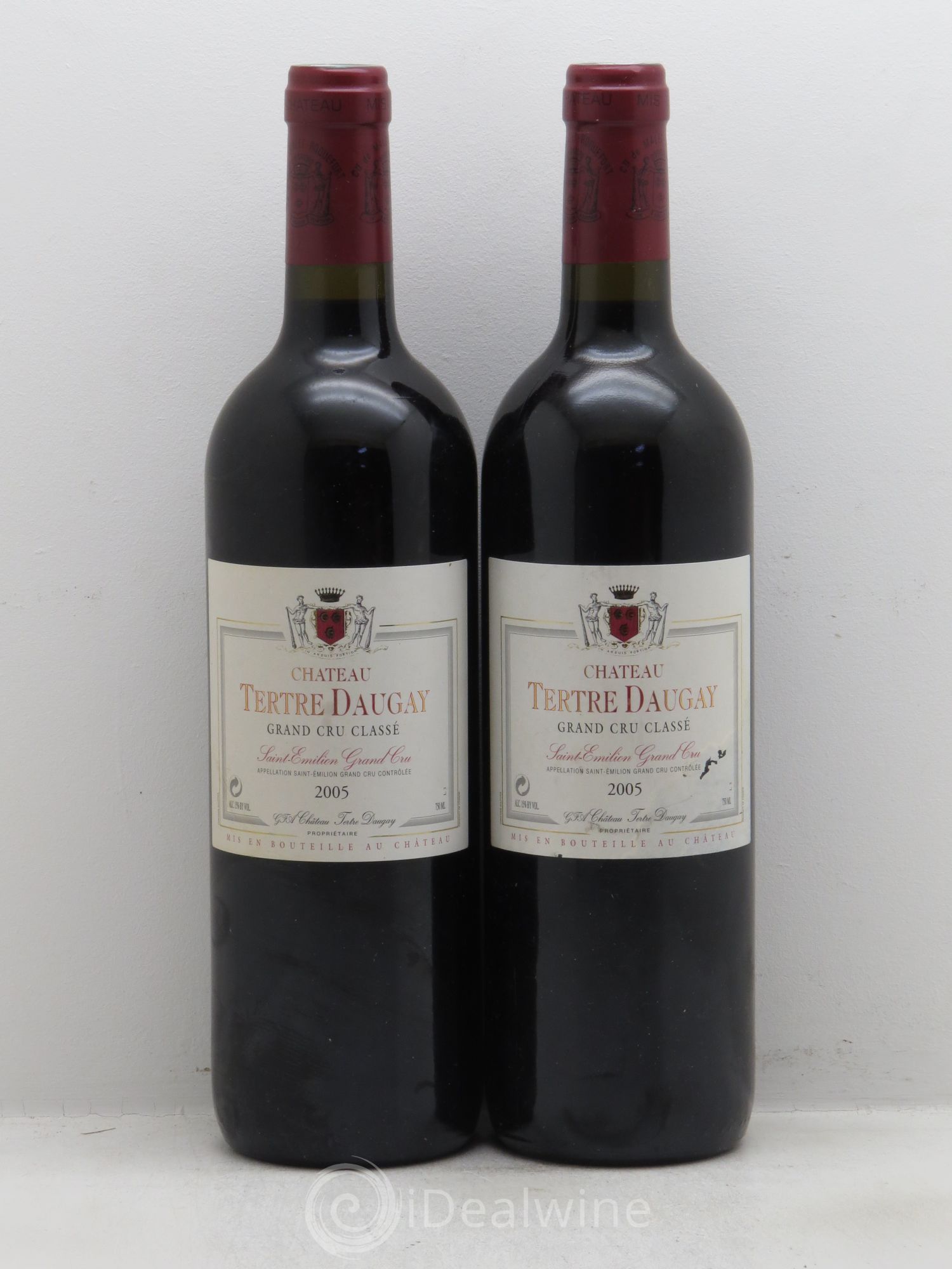 Château Tertre Daugay Grand Cru Classé 2005 - Lot de 2 bouteilles - 0