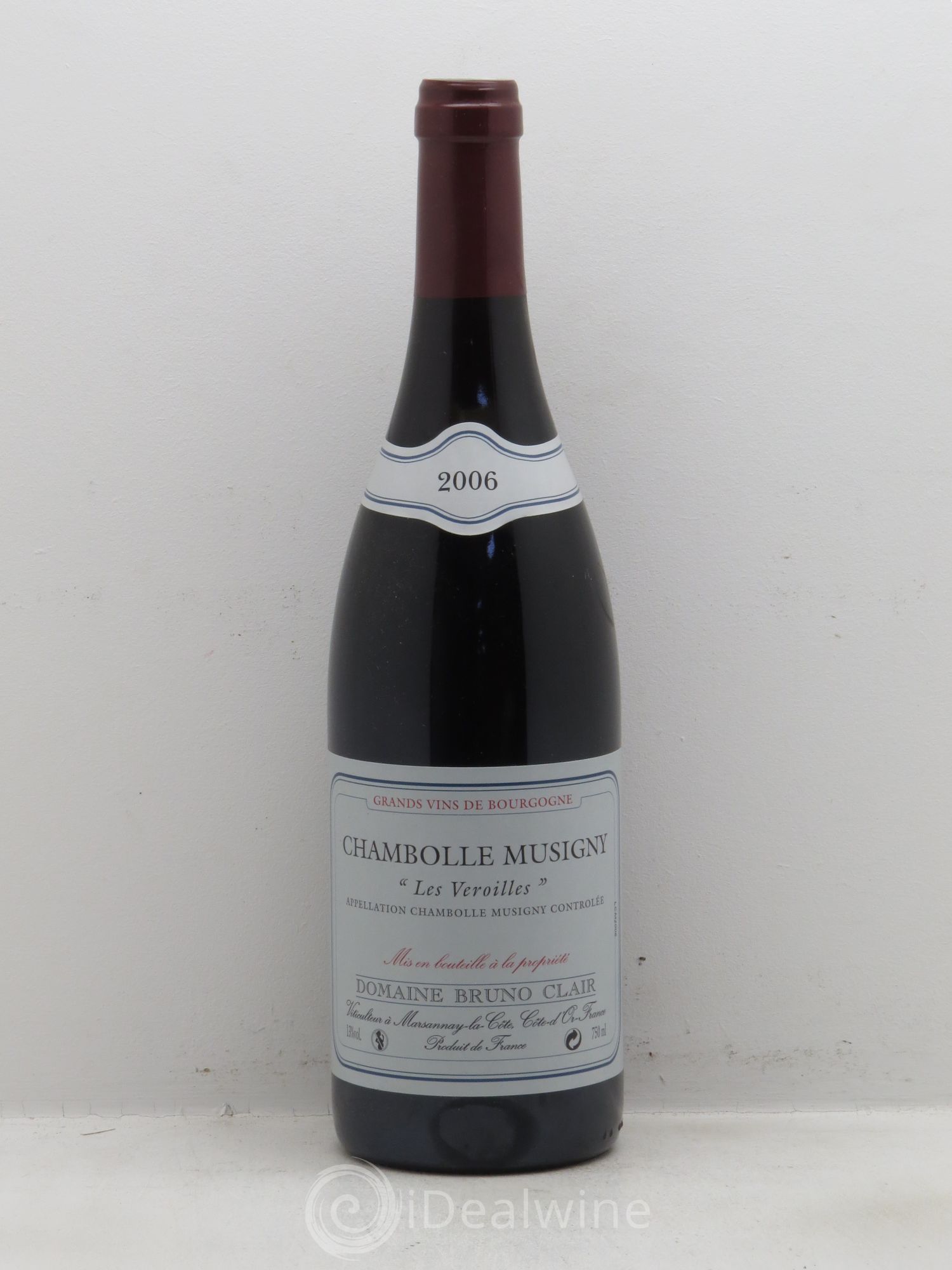 Chambolle-Musigny Les Veroilles Bruno Clair (Domaine) 2006 - Lot de 1 bouteille - 0