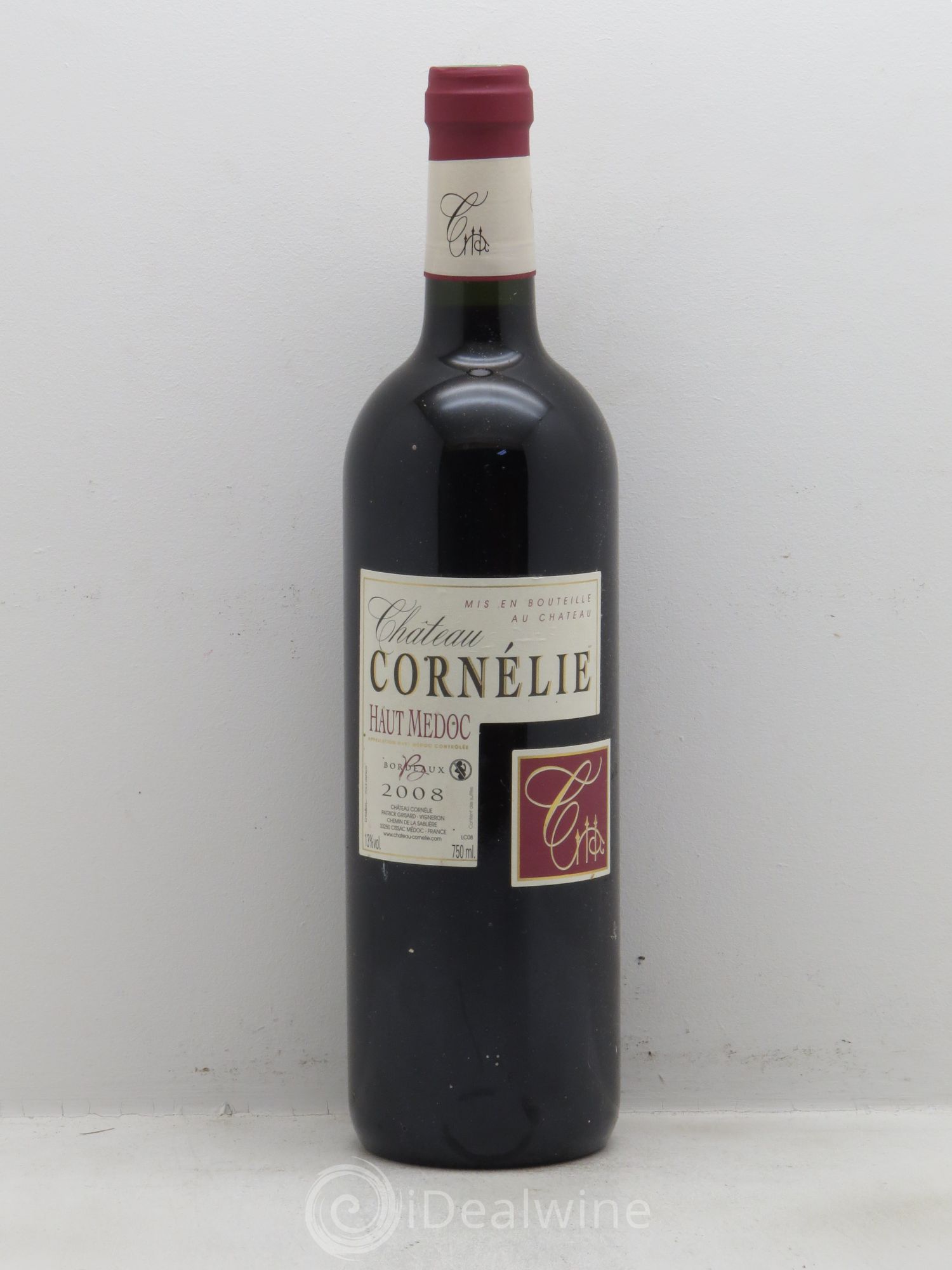 Haut Médoc Château Cornélie 2008 - Lot de 1 bouteille - 0