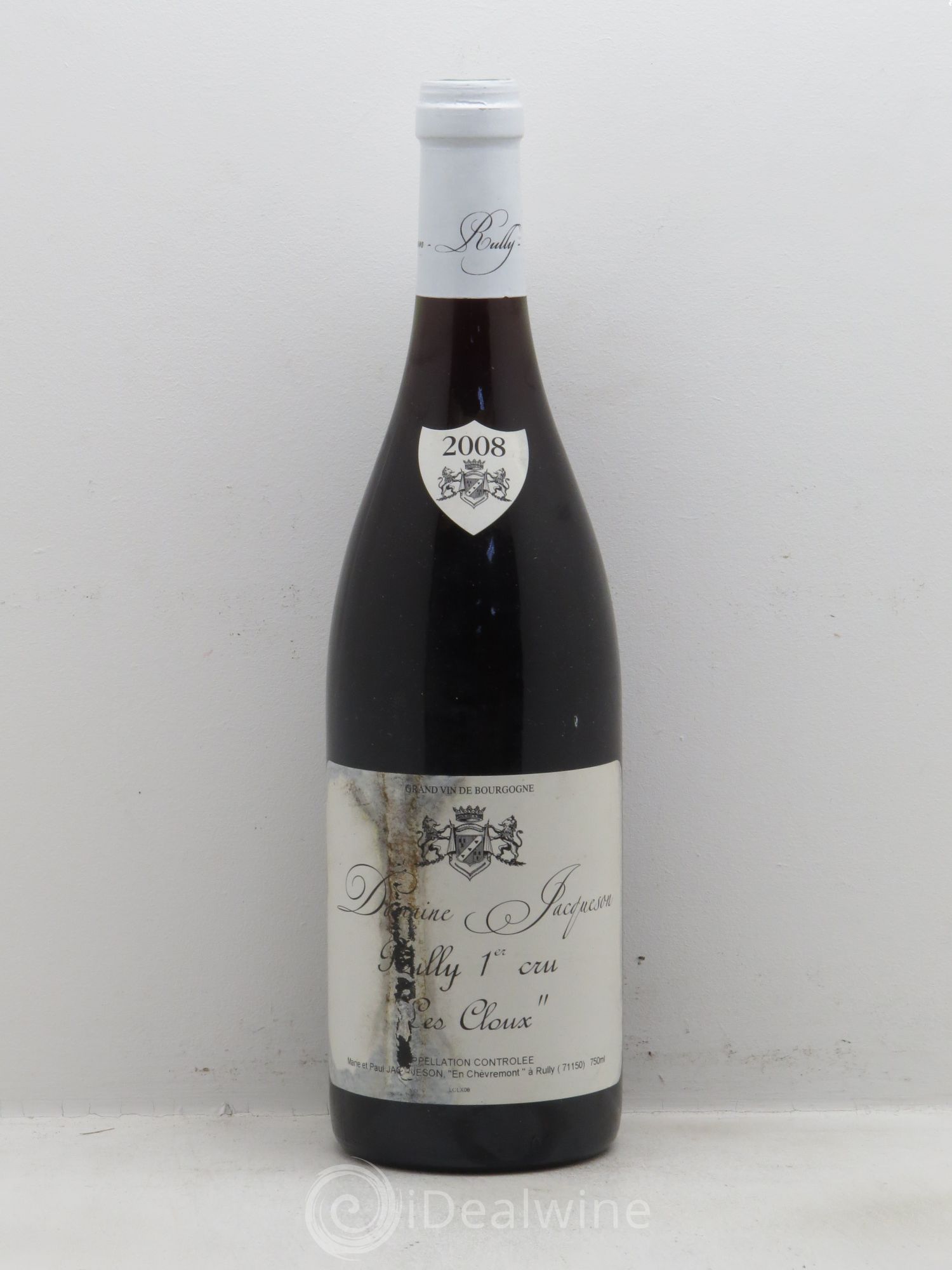 Rully 1er Cru Les Cloux Paul & Marie Jacqueson 2008 - Lot de 1 bouteille - 0
