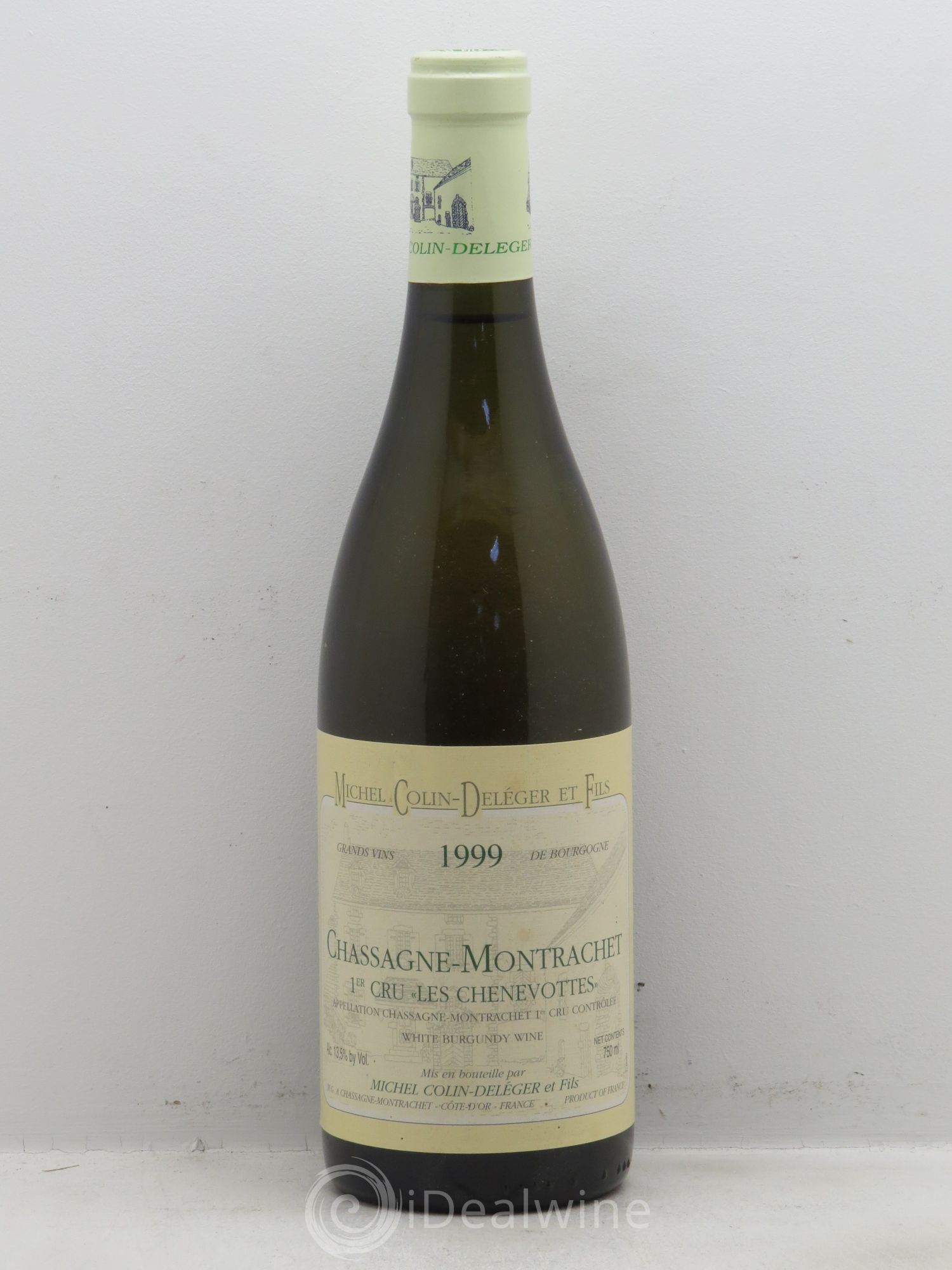 Chassagne-Montrachet 1er Cru Colin Deleger 1999 - Lot de 1 bouteille - 0