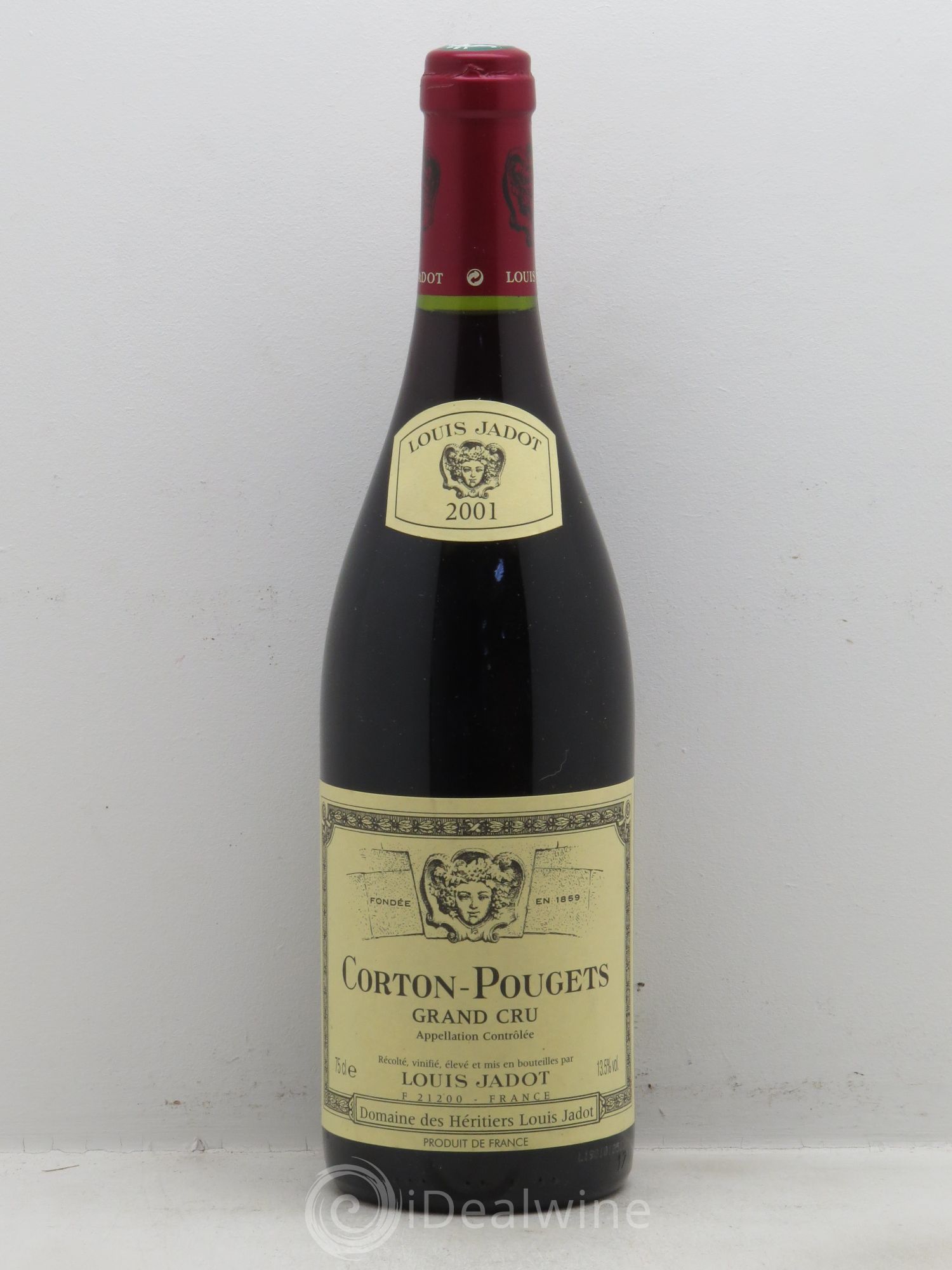 Corton Grand Cru Pougets Maison Louis Jadot 2001 - Lot de 1 bouteille - 0
