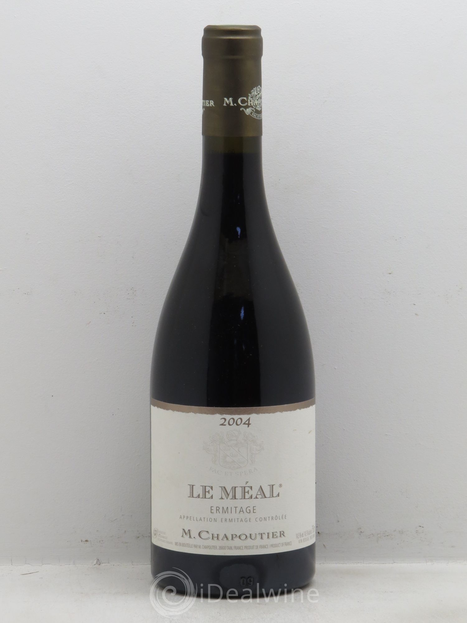 Hermitage Ermitage Le Méal Chapoutier 2004 - Lot de 1 bouteille - 0