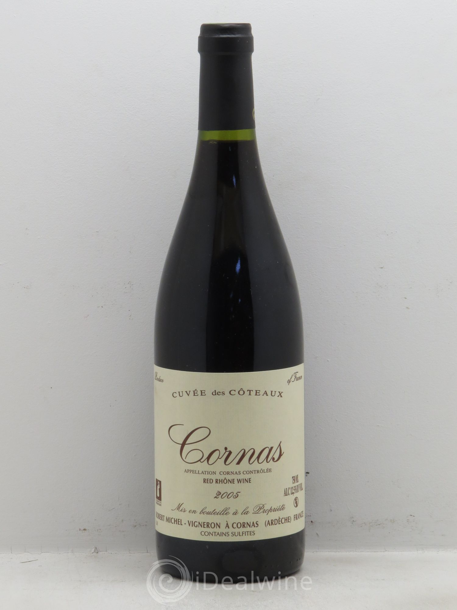 Cornas Cuvée des Coteaux Robert Michel 2005 - Lot de 1 bouteille - 0
