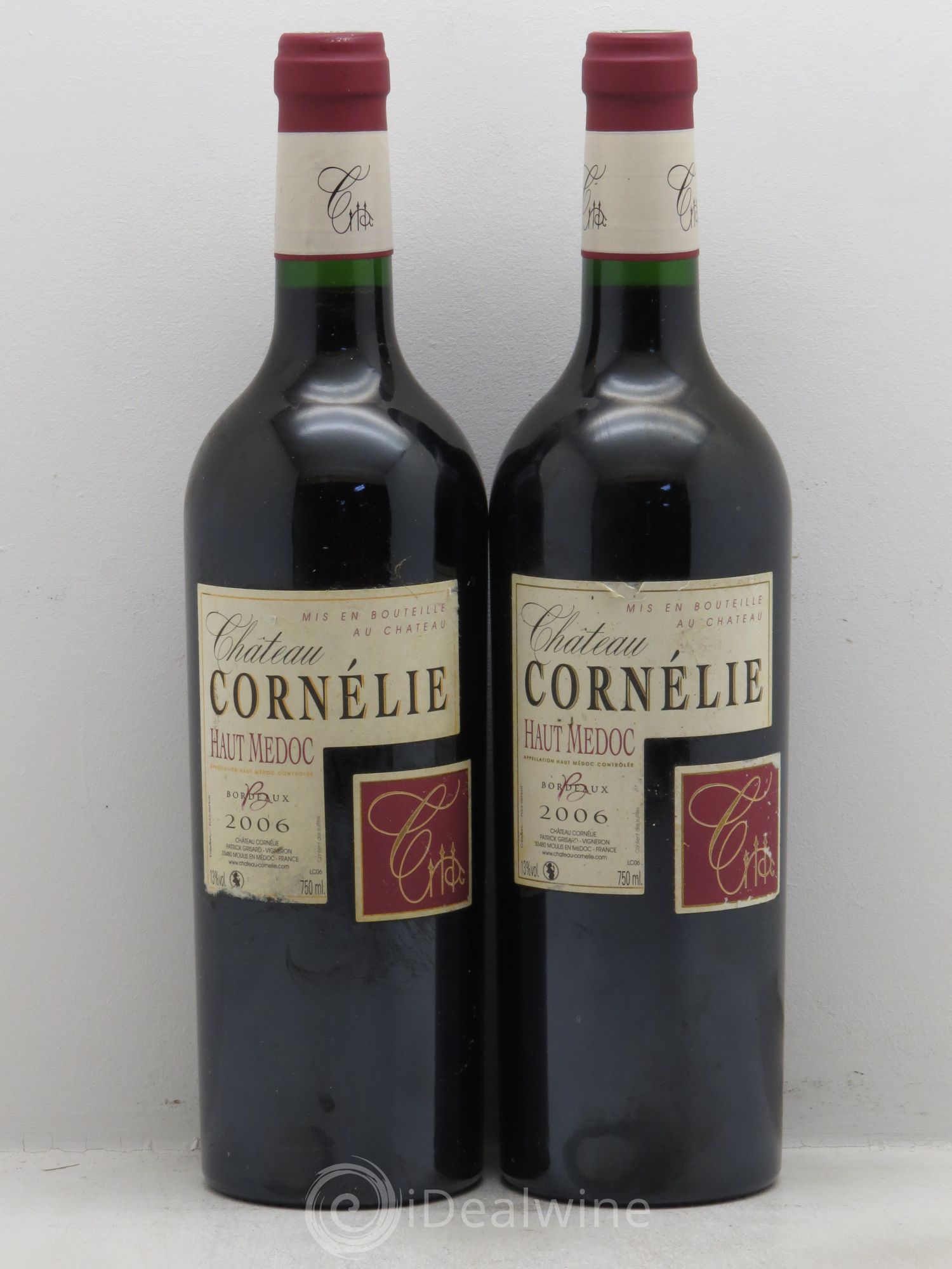 Haut Médoc Château Cornélie 2006 - Lot de 2 bouteilles - 0