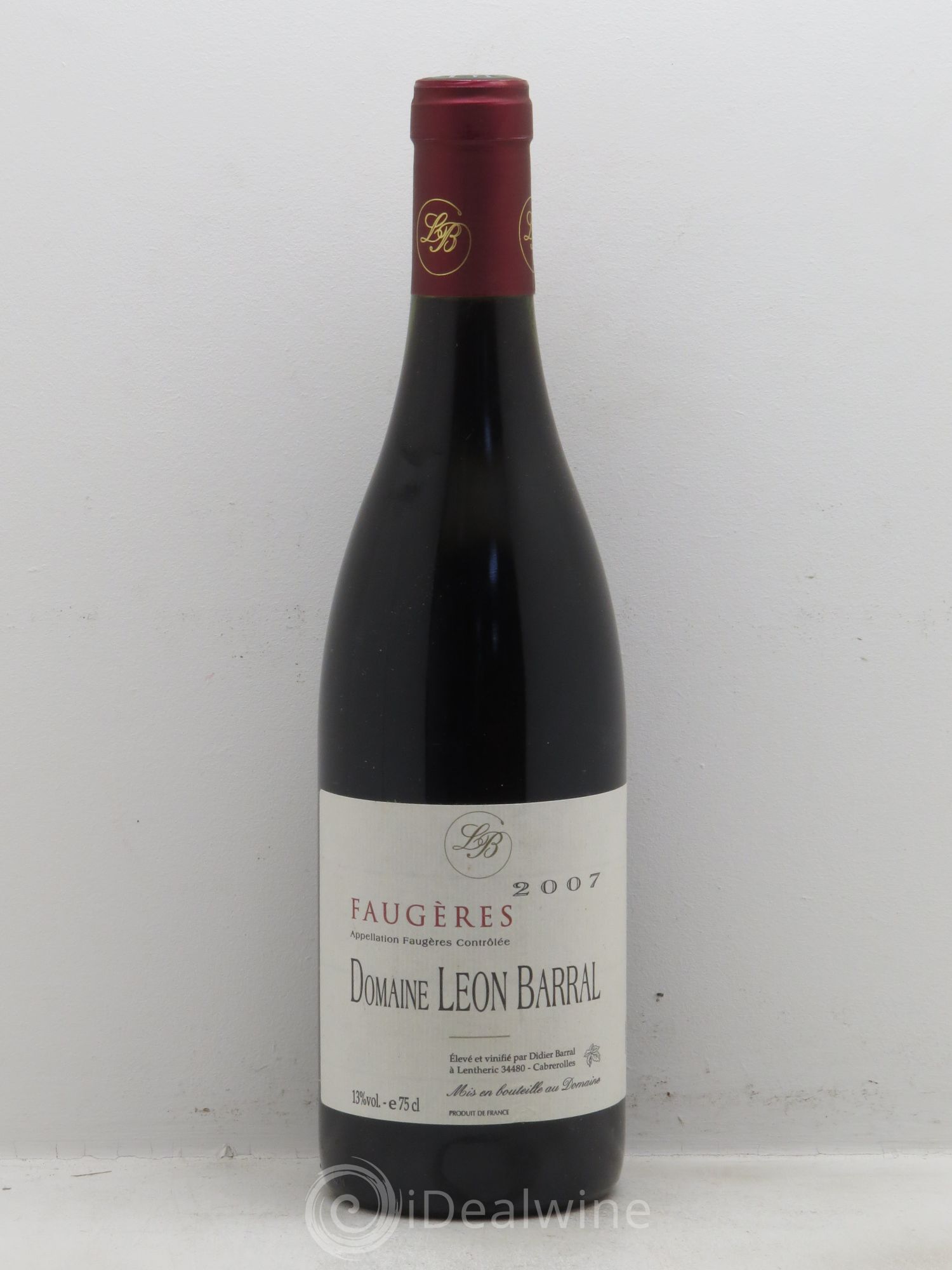 Faugères Domaine Léon Barral 2007 - Lot de 1 bouteille - 0