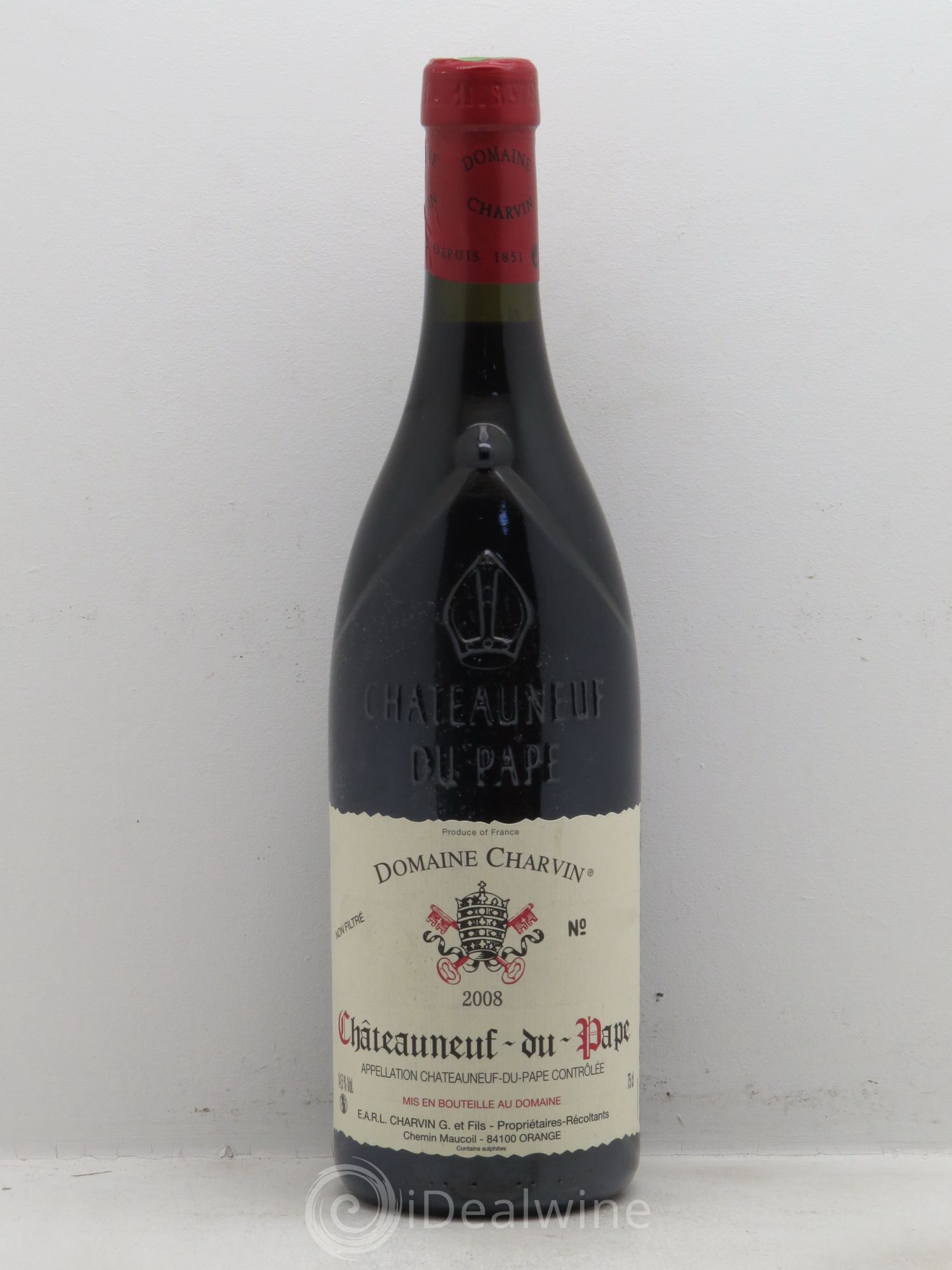 Châteauneuf-du-Pape Charvin (Domaine) 2008 - Lot de 1 bouteille - 0