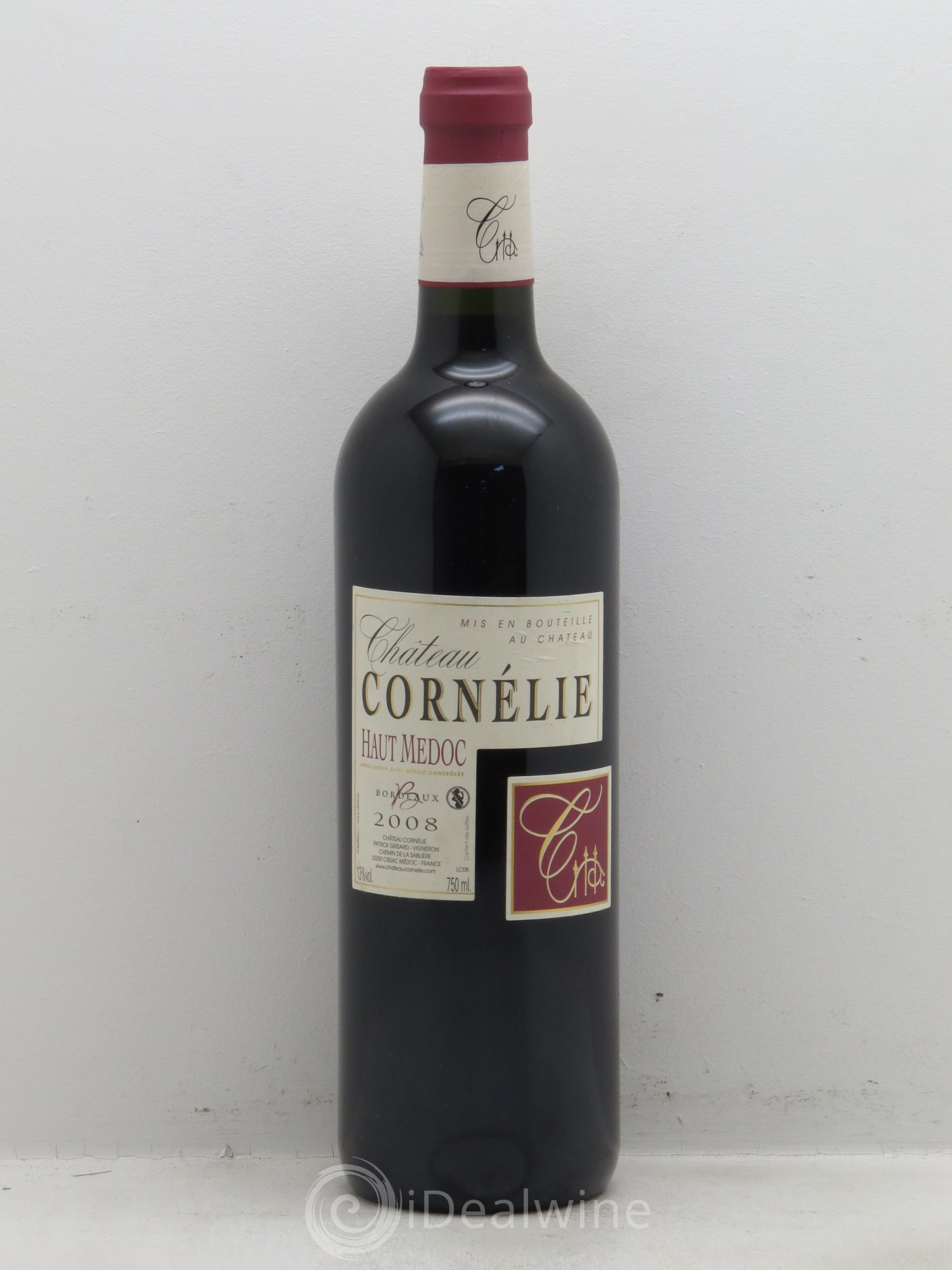 Haut Médoc Château Cornélie 2008 - Lot de 1 bouteille - 0