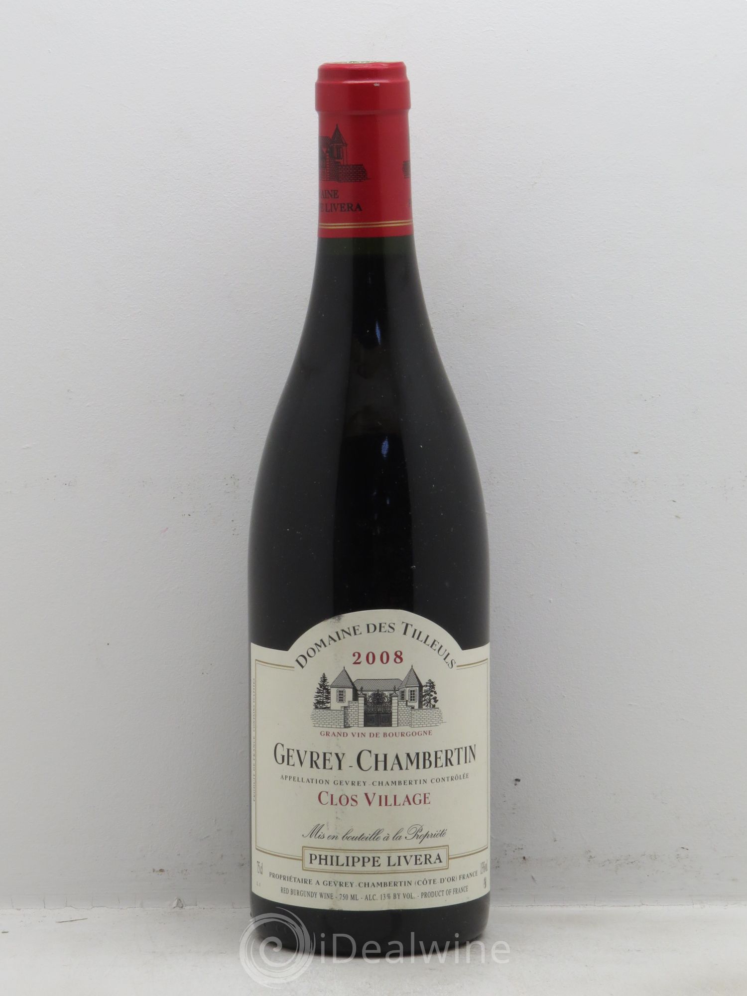 Gevrey-Chambertin Clos Village Philippe Livera 2008 - Posten von 1 Flasche - 0