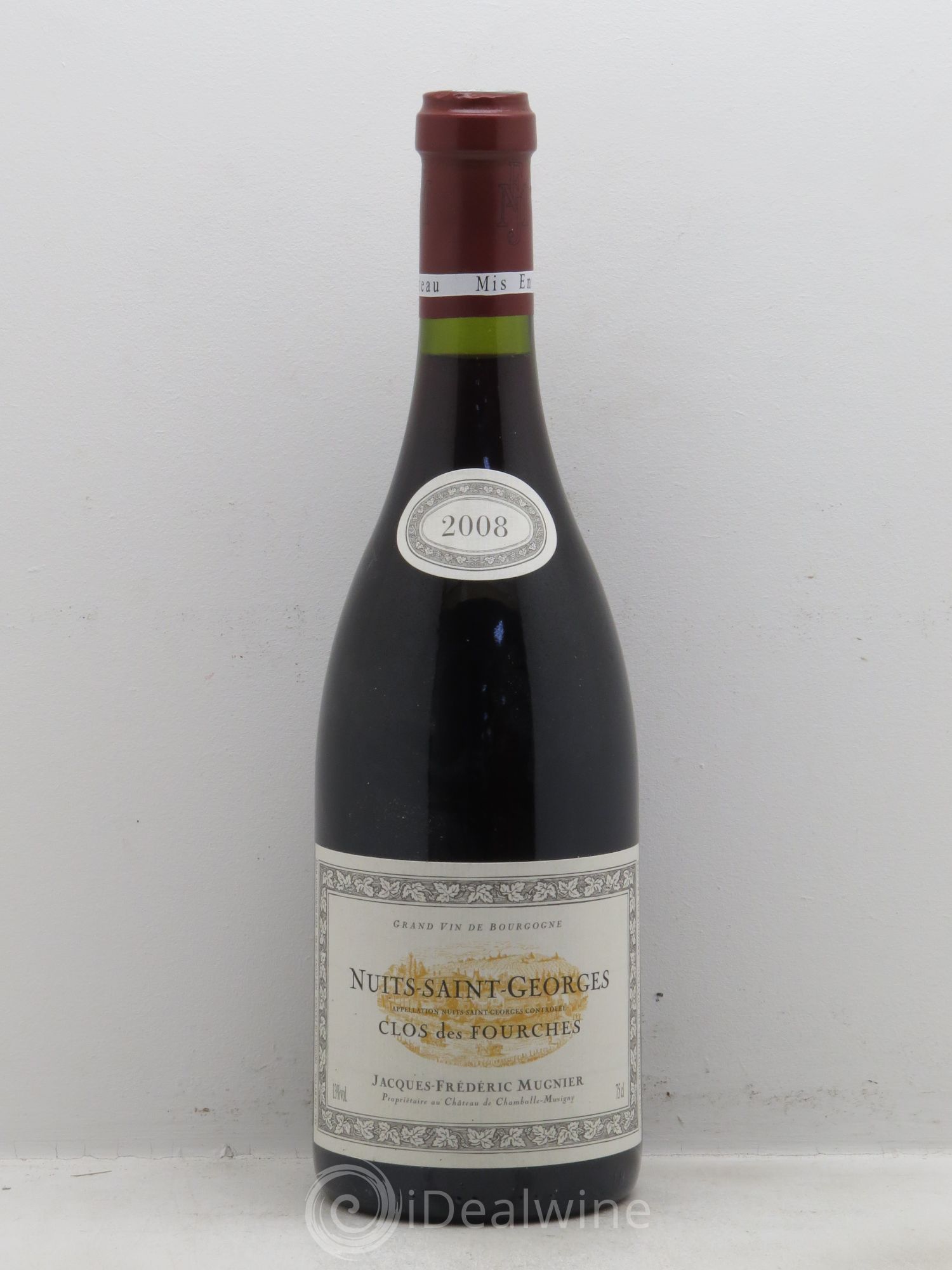 Nuits-Saint-Georges Clos des Fourches Jacques-Frédéric Mugnier 2008 - Lot de 1 bouteille - 0