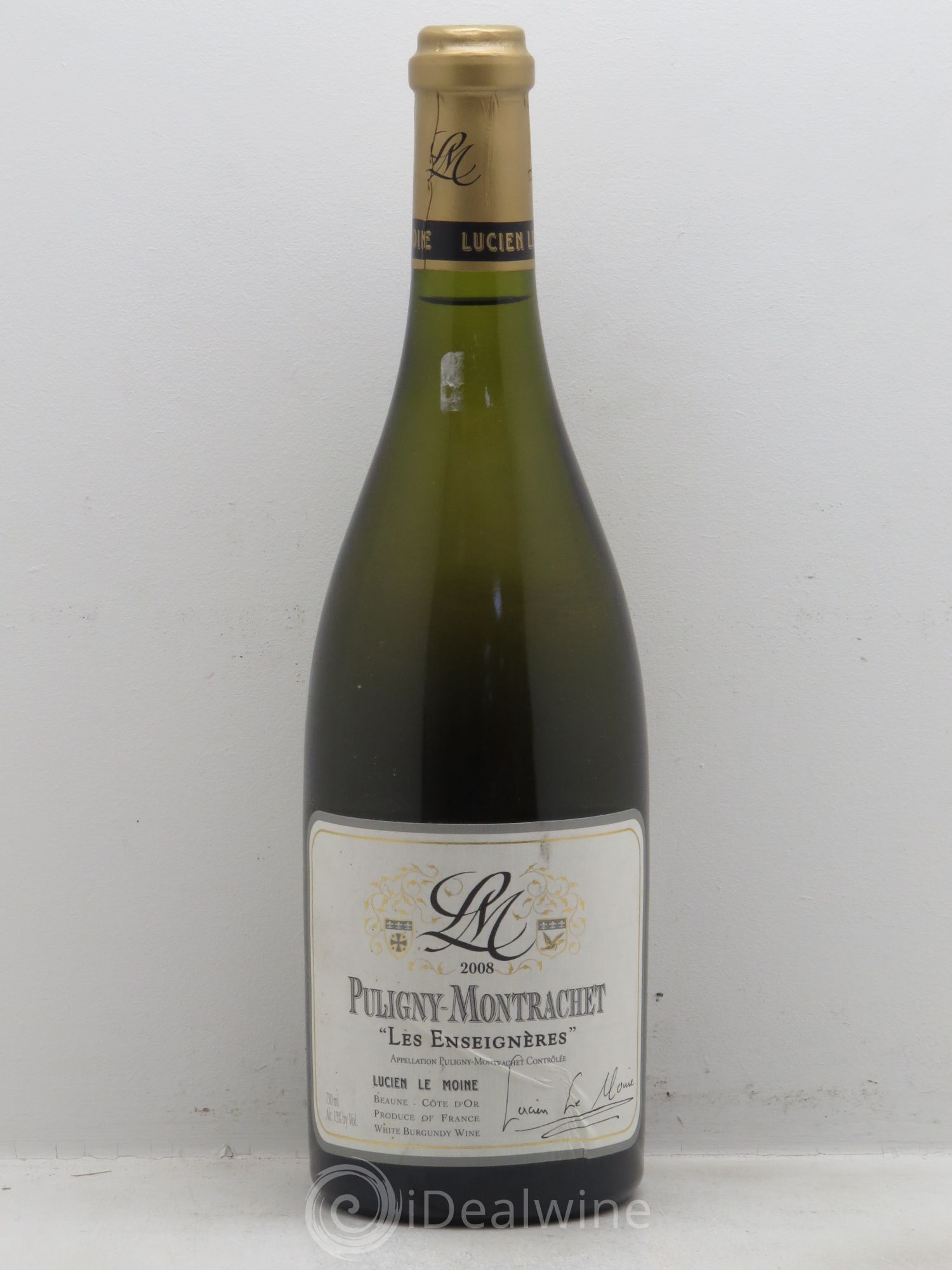Puligny-Montrachet 1er Cru Les Enseignères Lucien Le moine 2008 - Posten von 1 Flasche - 0