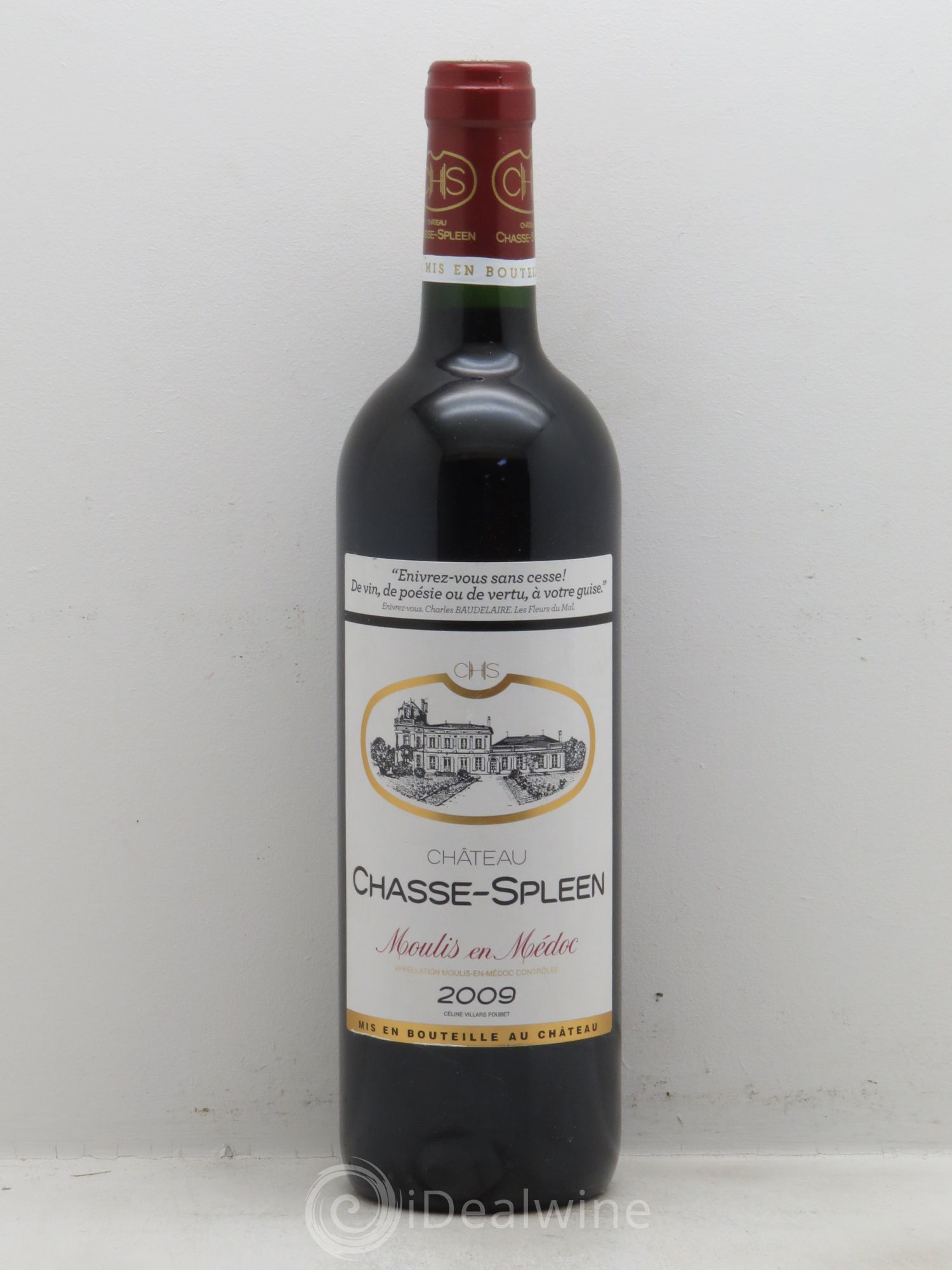 Château Chasse Spleen 2009 - Lot de 1 bouteille - 0