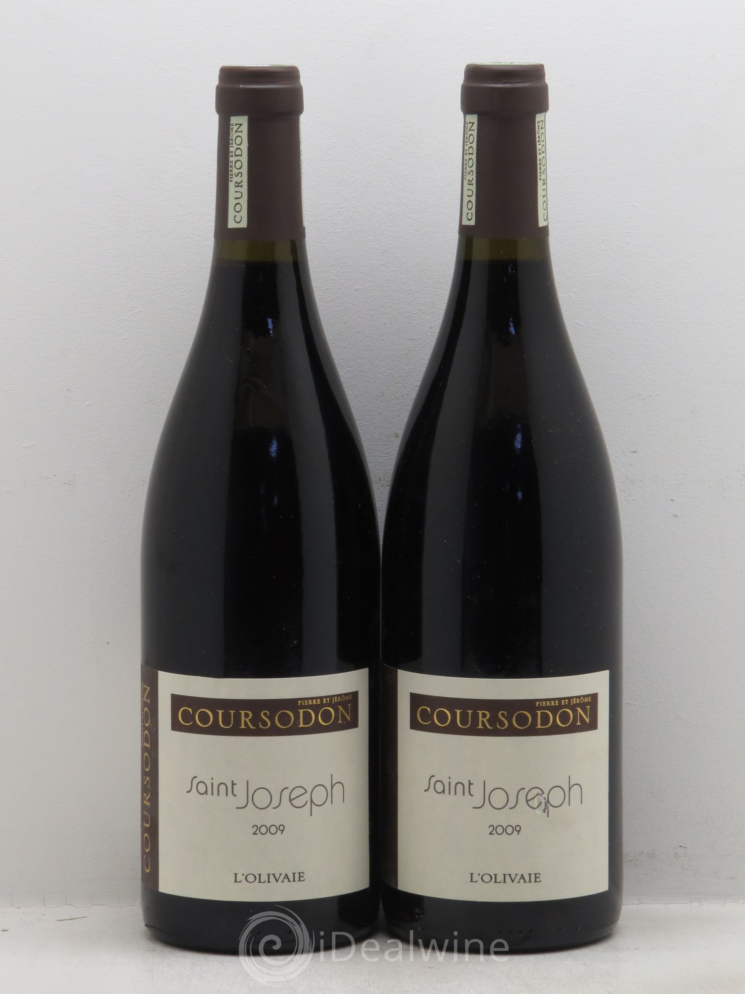 Saint-Joseph L'Olivaie Pierre et Jérôme Coursodon 2009 - Lot de 2 bouteilles - 0