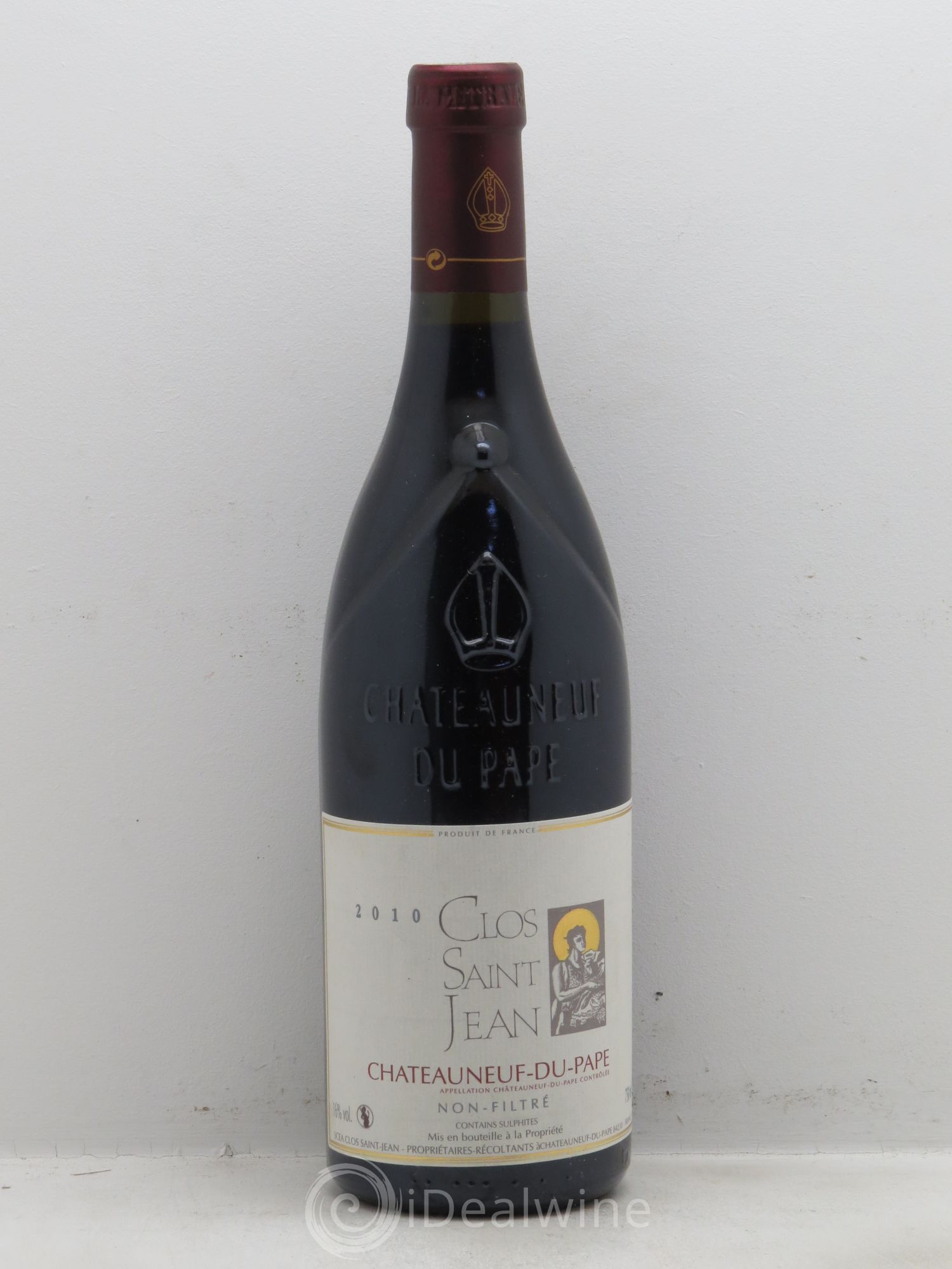Châteauneuf-du-Pape Clos Saint-Jean Pascal et Vincent Maurel 2010 - Lot de 1 bouteille - 0