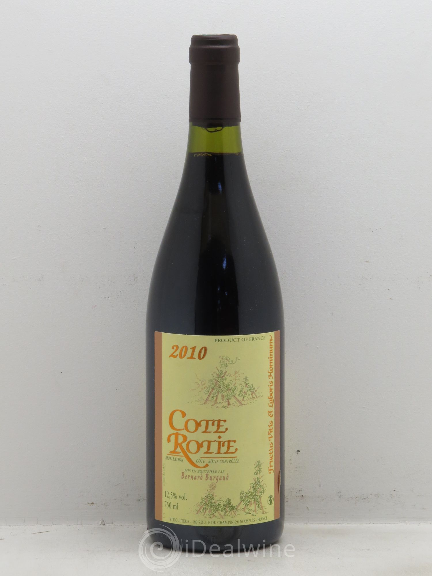 Côte-Rôtie Bernard Burgaud 2010 - Lot de 1 bouteille - 0