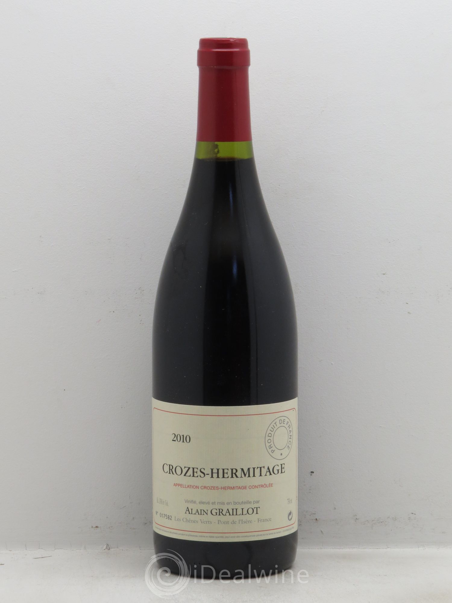 Crozes-Hermitage Domaine Graillot 2010 - Lot de 1 bouteille - 0