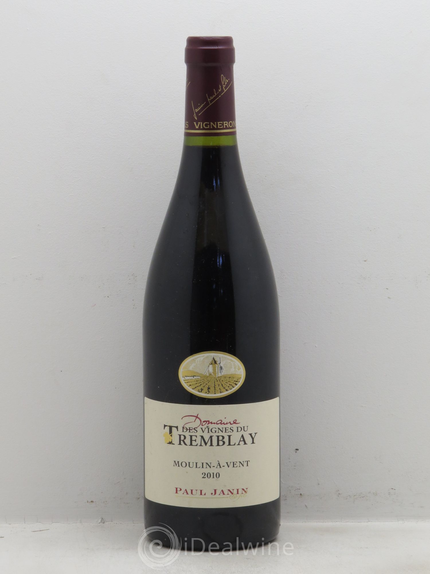 Moulin-à-Vent Domaine des Vignes du Tremblay Paul Janin 2010 - Posten von 1 Flasche - 0