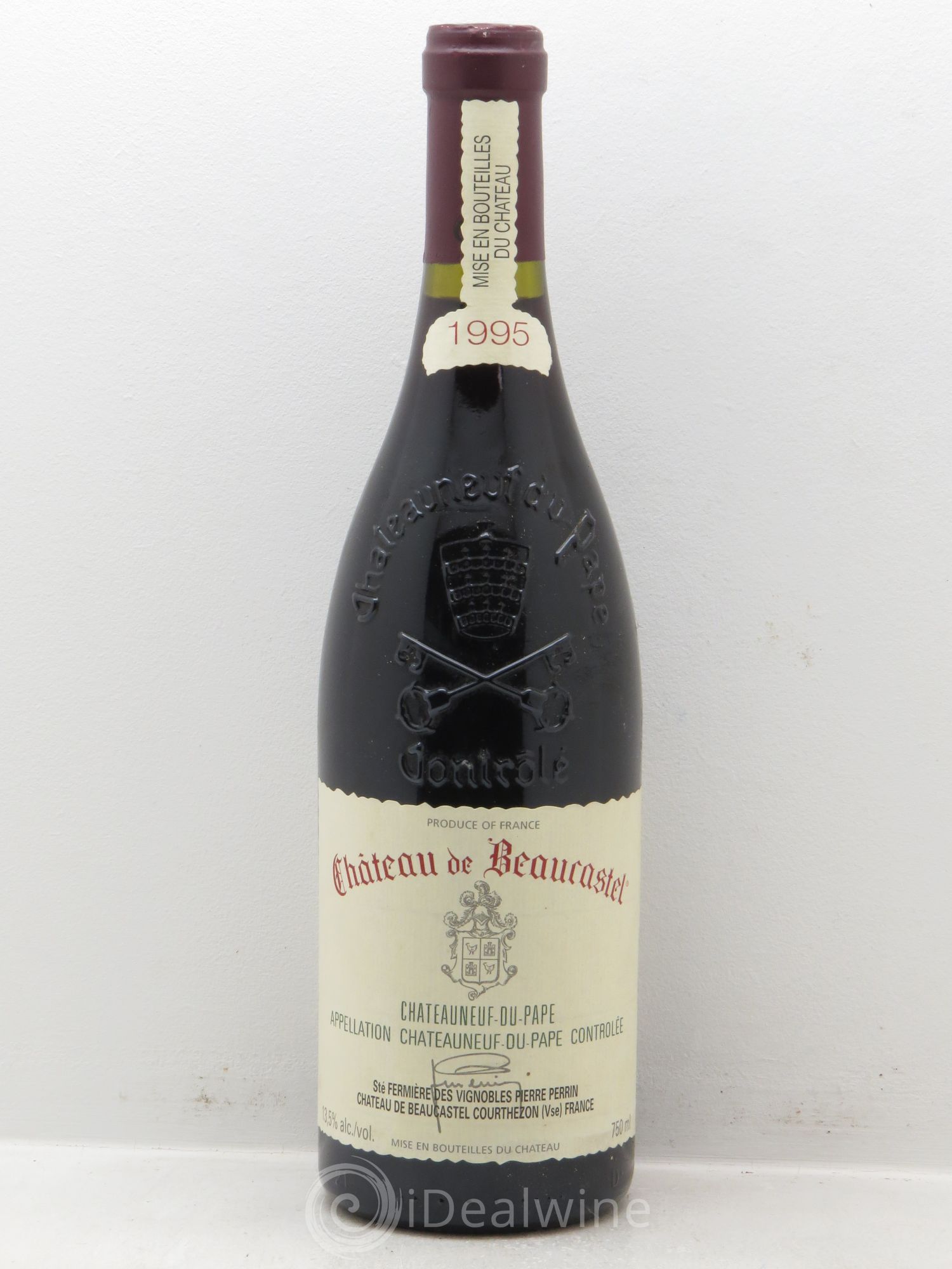 Châteauneuf-du-Pape Château de Beaucastel Famille Perrin 1995 - Lot de 1 bouteille - 0