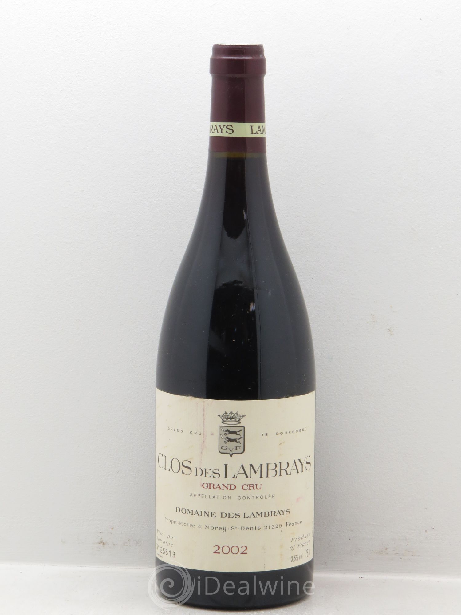 Clos des Lambrays Grand Cru Domaine des Lambrays 2002 - Lot de 1 bouteille - 0