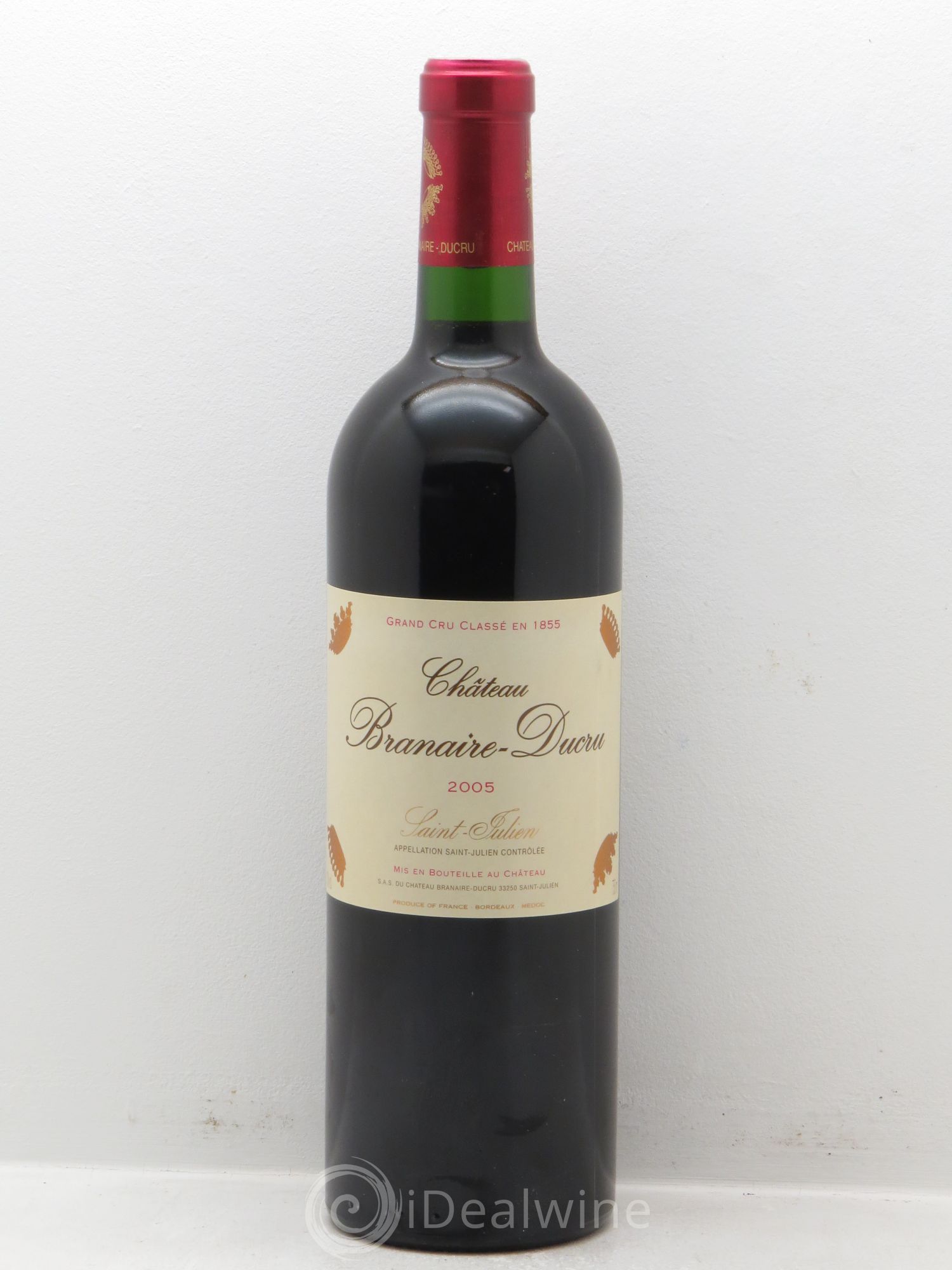 Château Branaire Ducru 4ème Grand Cru Classé 2005 - Lot de 1 bouteille - 0