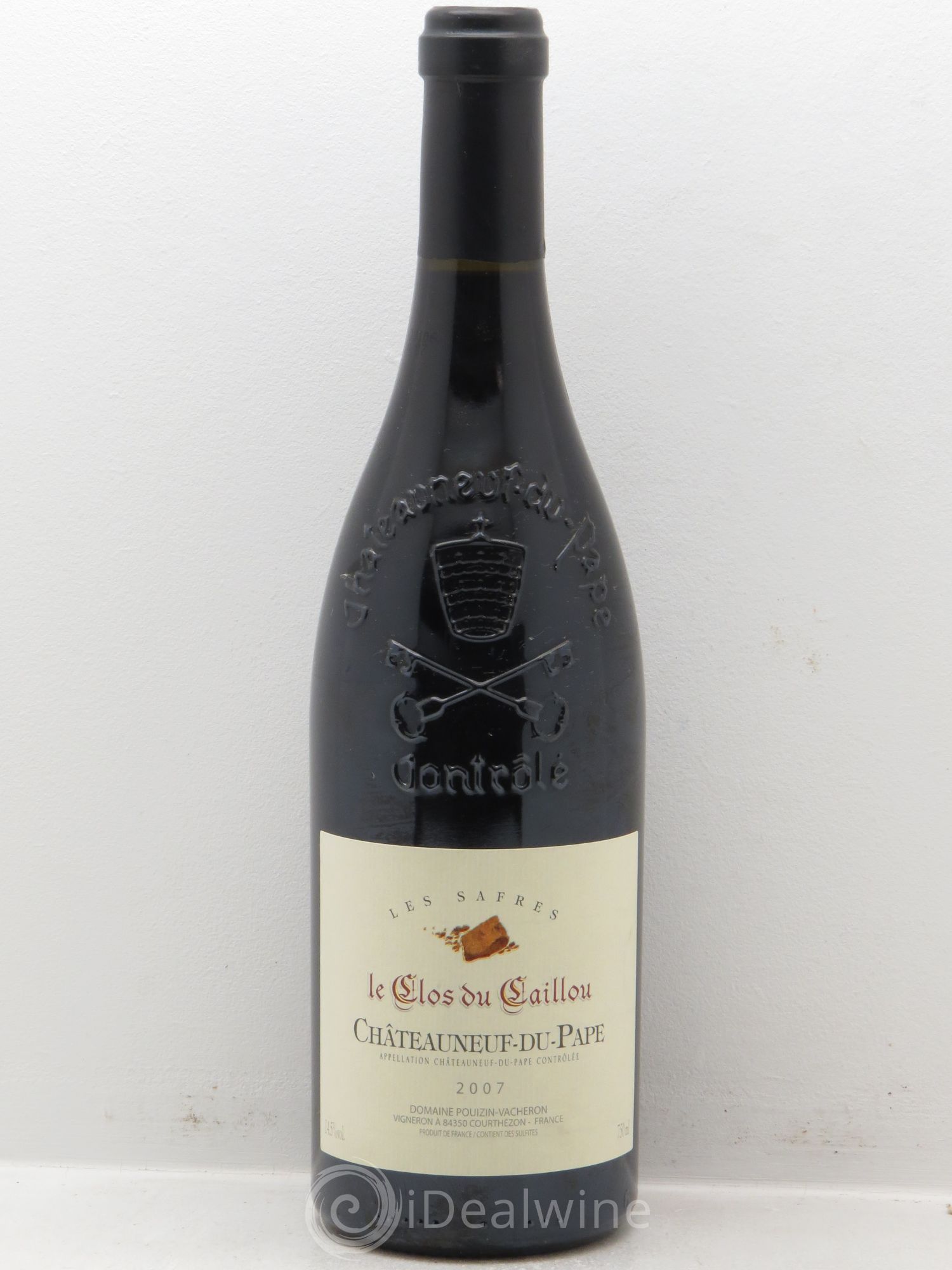 Châteauneuf-du-Pape Les Safres Domaine le Clos du Caillou 2007 - Posten von 1 Flasche - 0