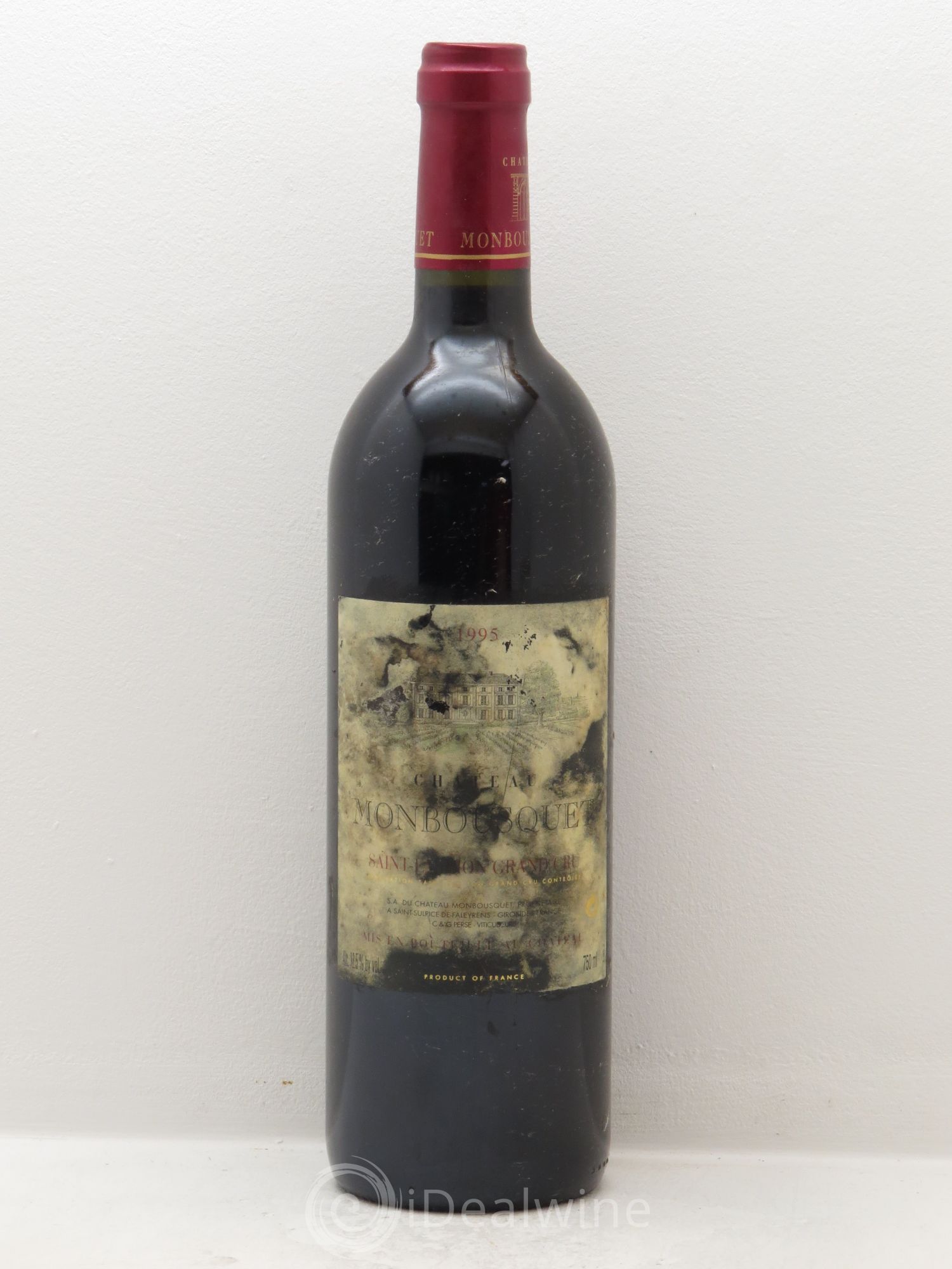 Château Monbousquet Grand Cru Classé 1995 - Lot de 1 bouteille - 0