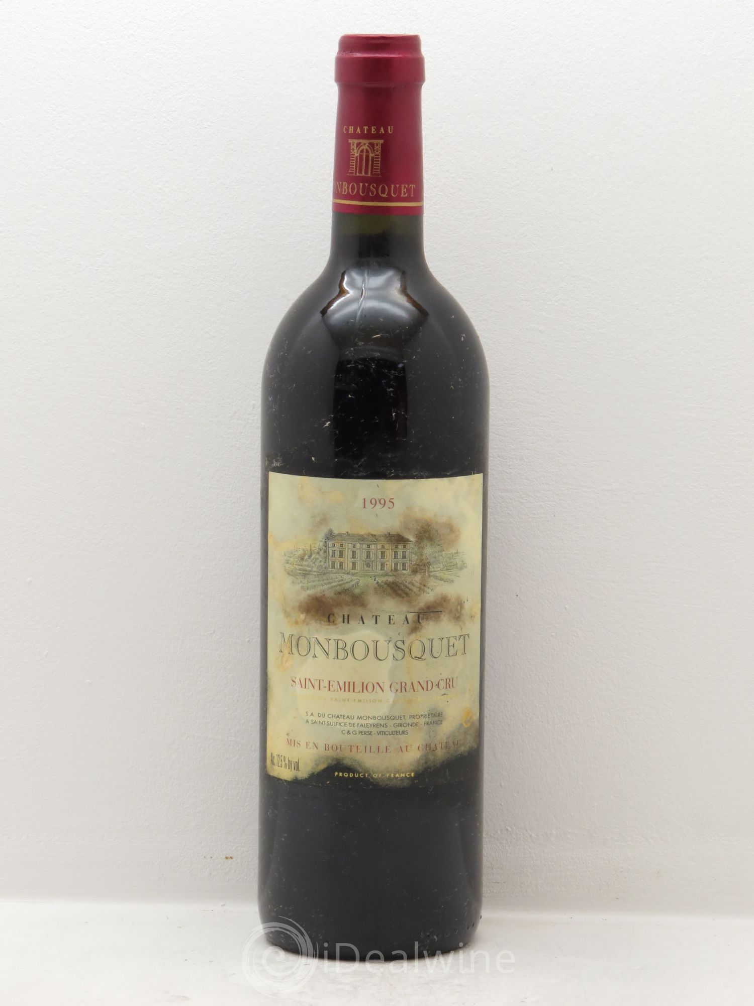 Château Monbousquet Grand Cru Classé 1995 - Lot de 1 bouteille - 0