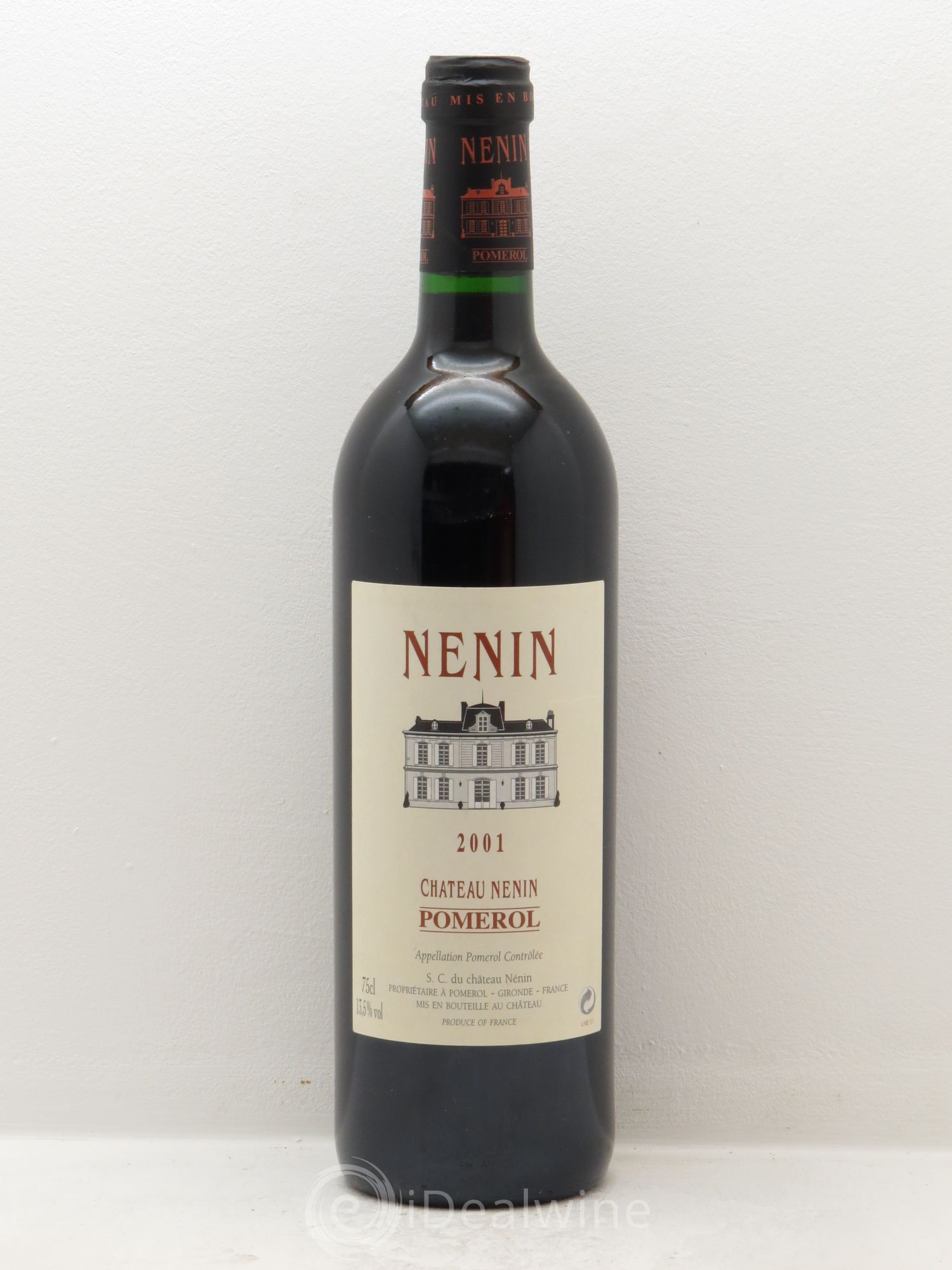 Château Nenin 2001 - Lot de 1 bouteille - 0