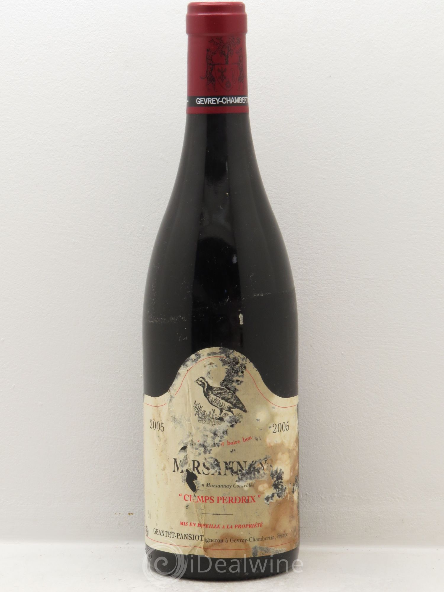 Marsannay Champs Perdrix Geantet-Pansiot 2005 - Lot de 1 bouteille - 0